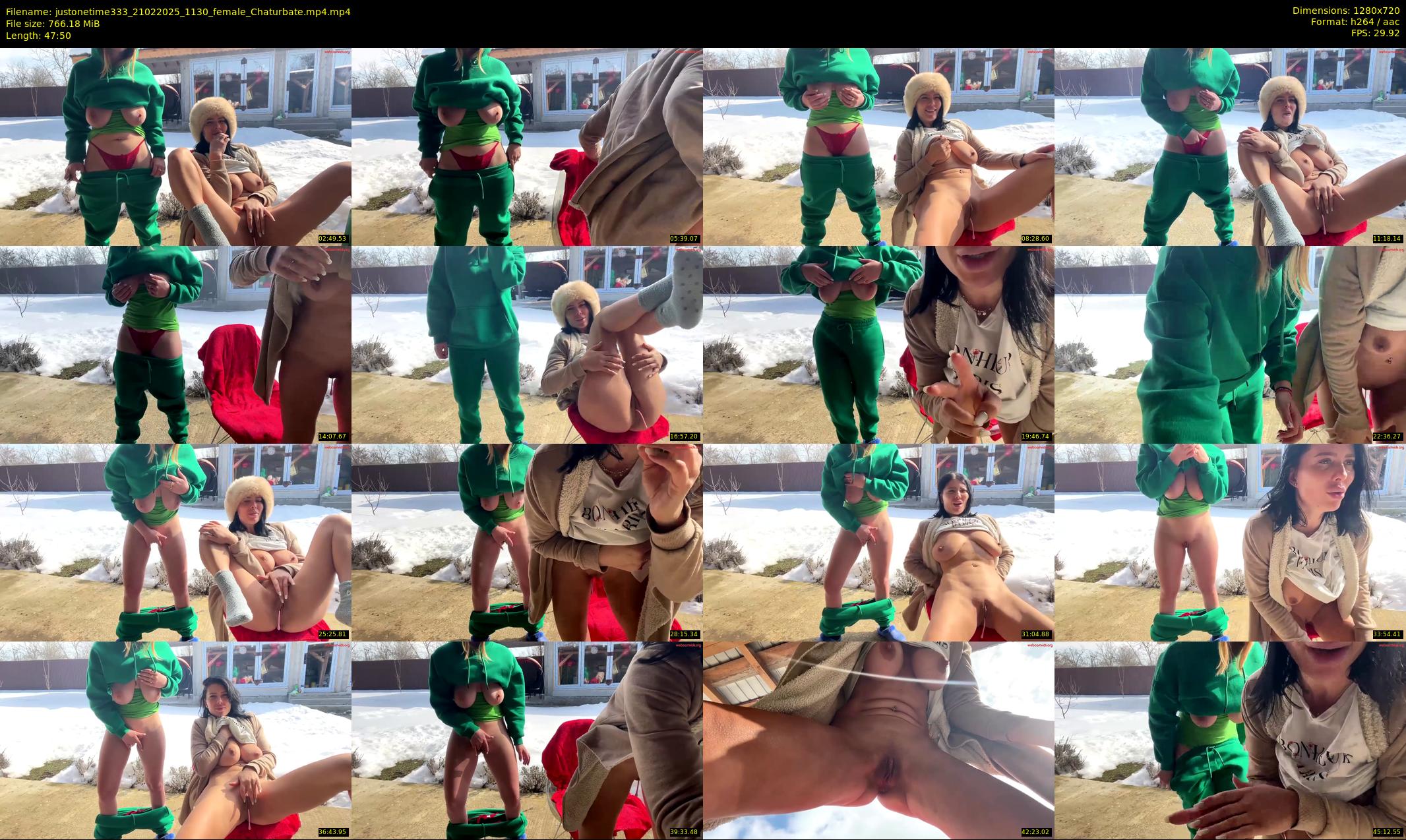 justonetime333 — 48 minute Chaturbate couple cam show recording, 720p, Feb 21, 2025
