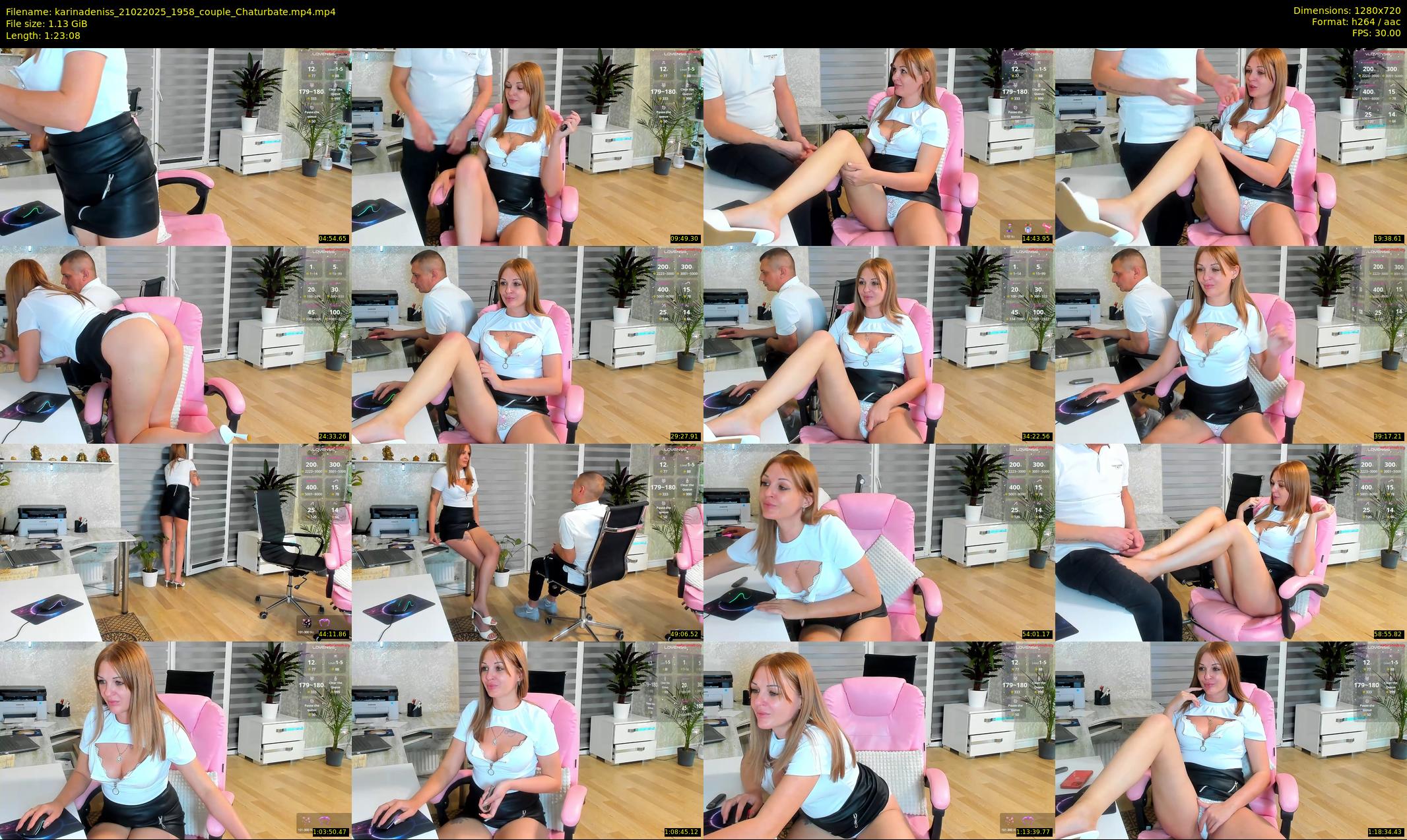 karinadeniss — 84 minute Chaturbate couple cam show recording, 720p, Feb 21, 2025