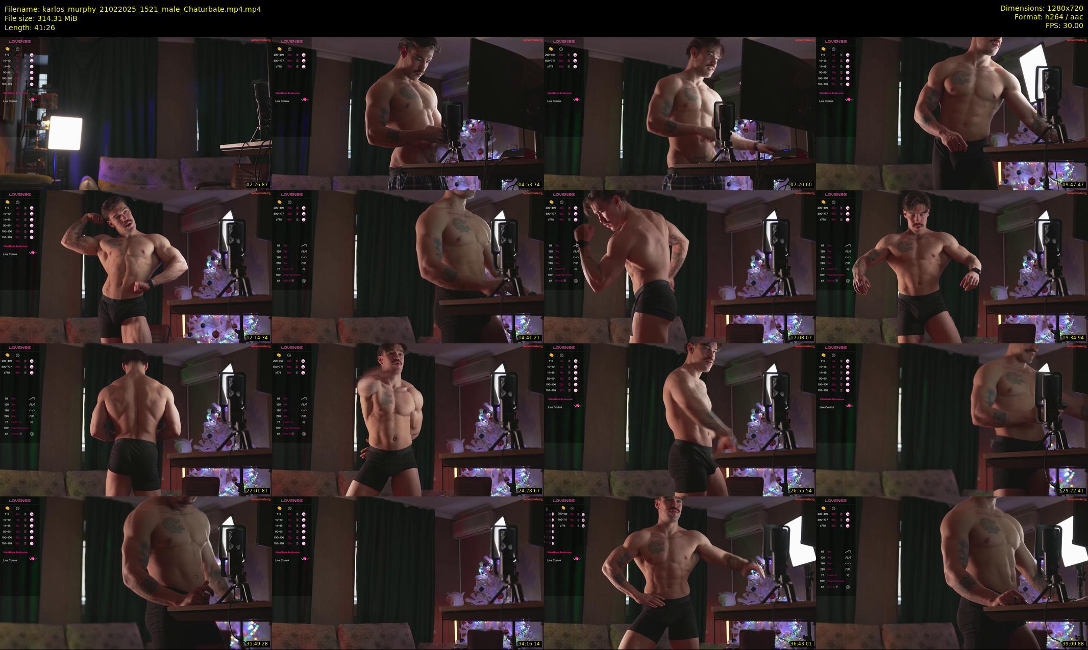 karlos_murphy — 42 minute Chaturbate male cam show recording, 720p, Feb 21, 2025
