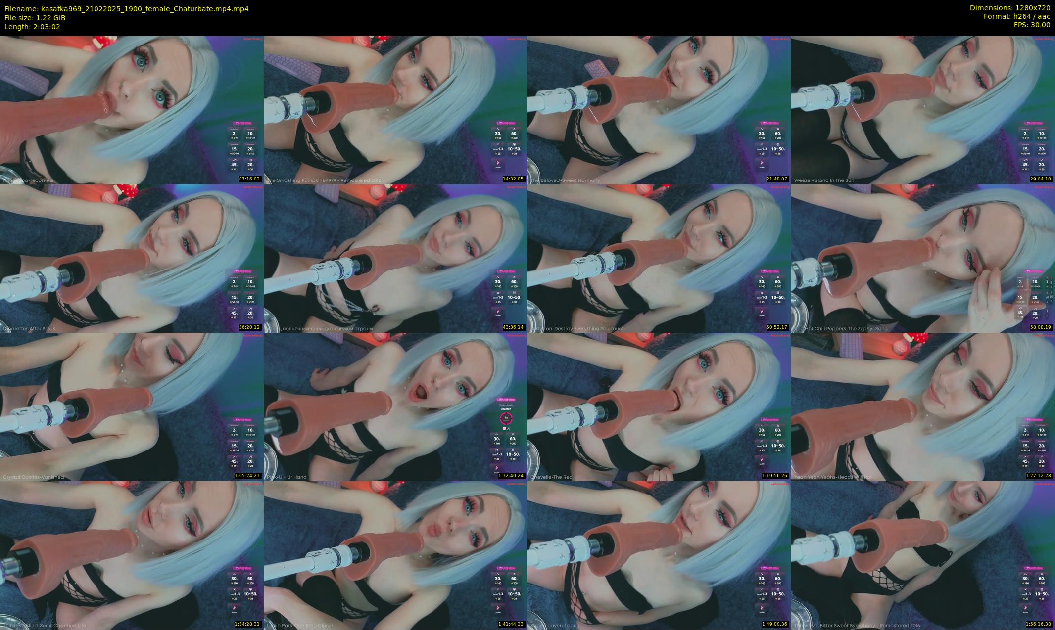 kasatka969 — 124 minute Chaturbate female cam show recording, 720p, Feb 21, 2025