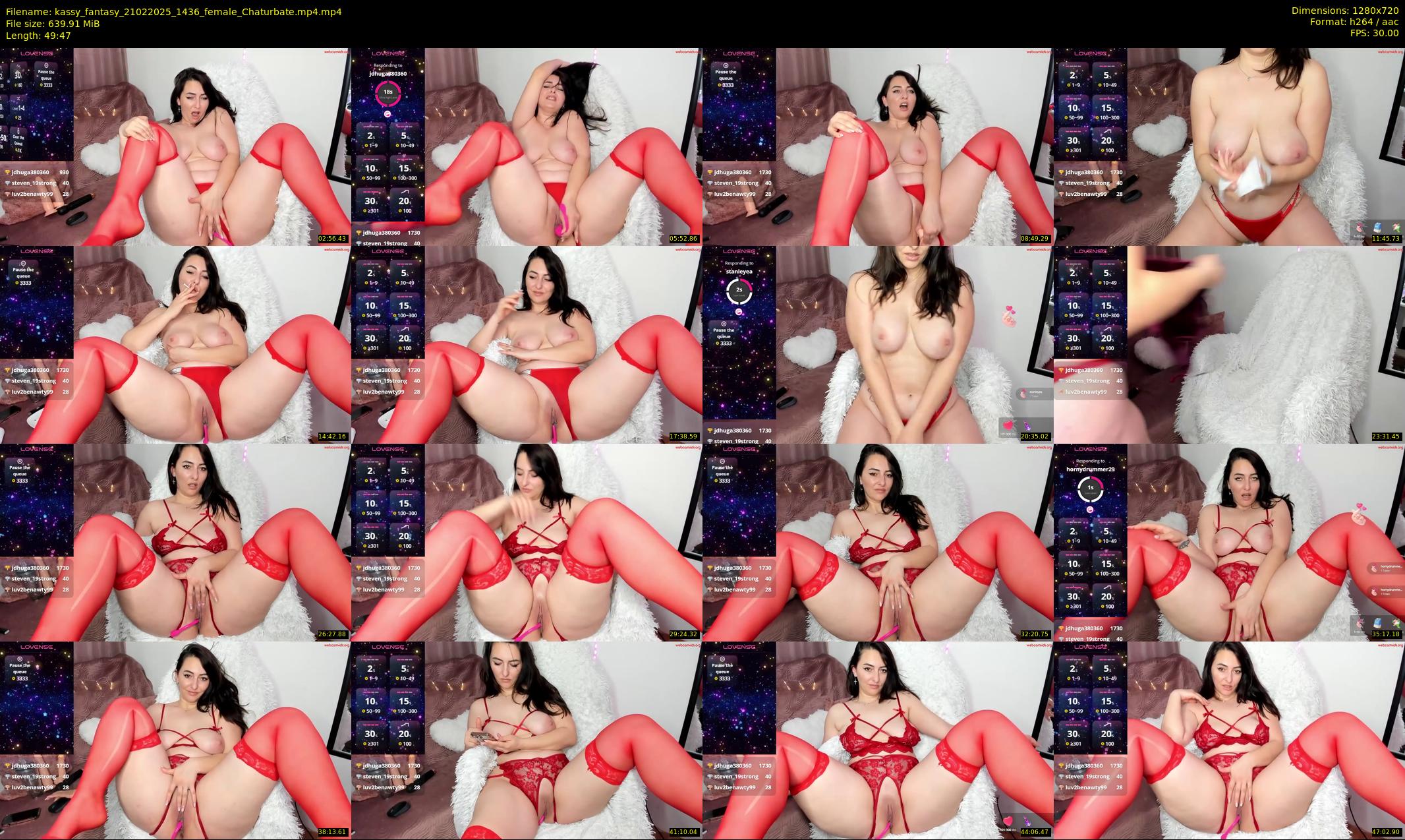 kassy_fantasy — 50 minute Chaturbate female cam show recording, 720p, Feb 21, 2025