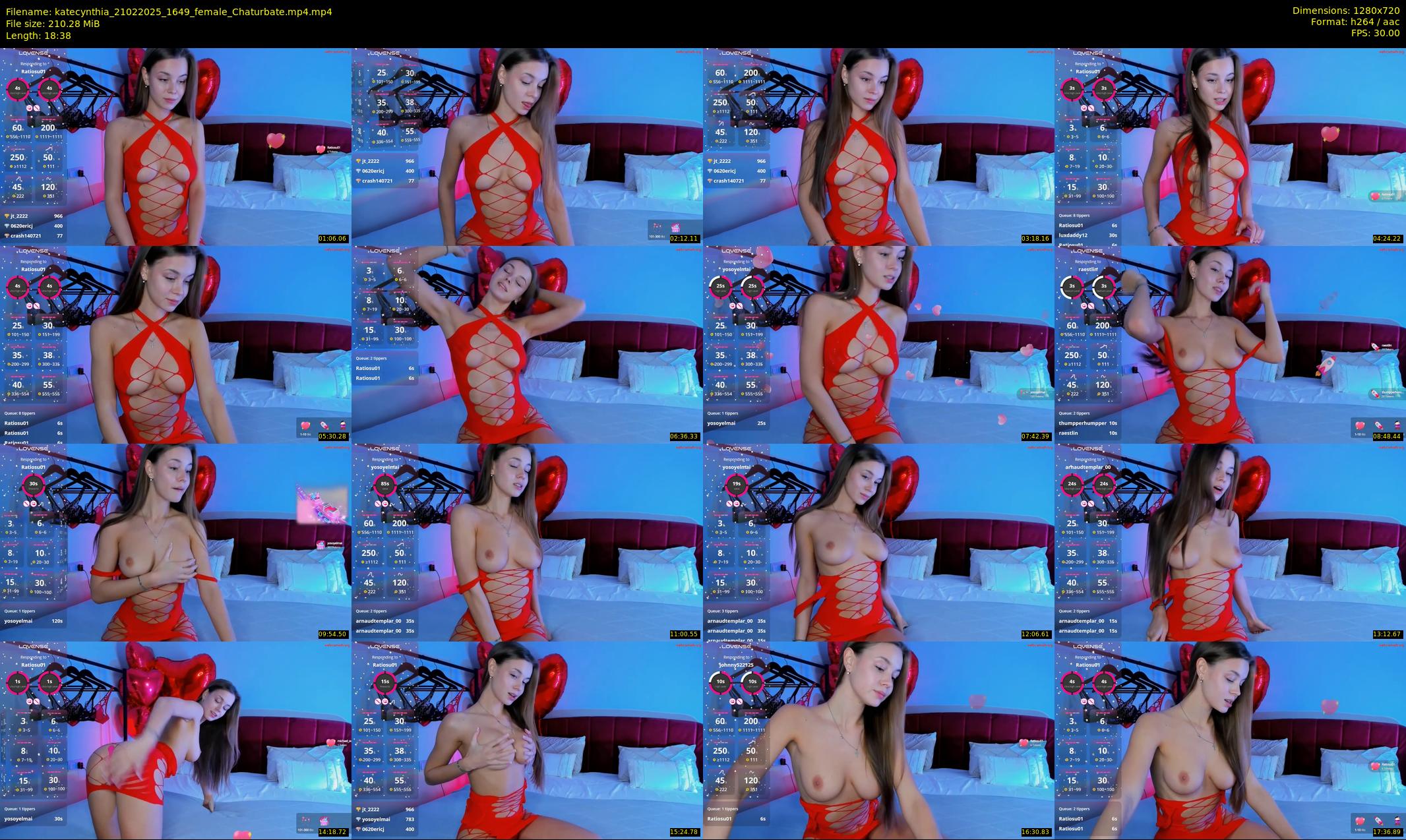 katecynthia — 19 minute Chaturbate female cam show recording, 720p, Feb 21, 2025