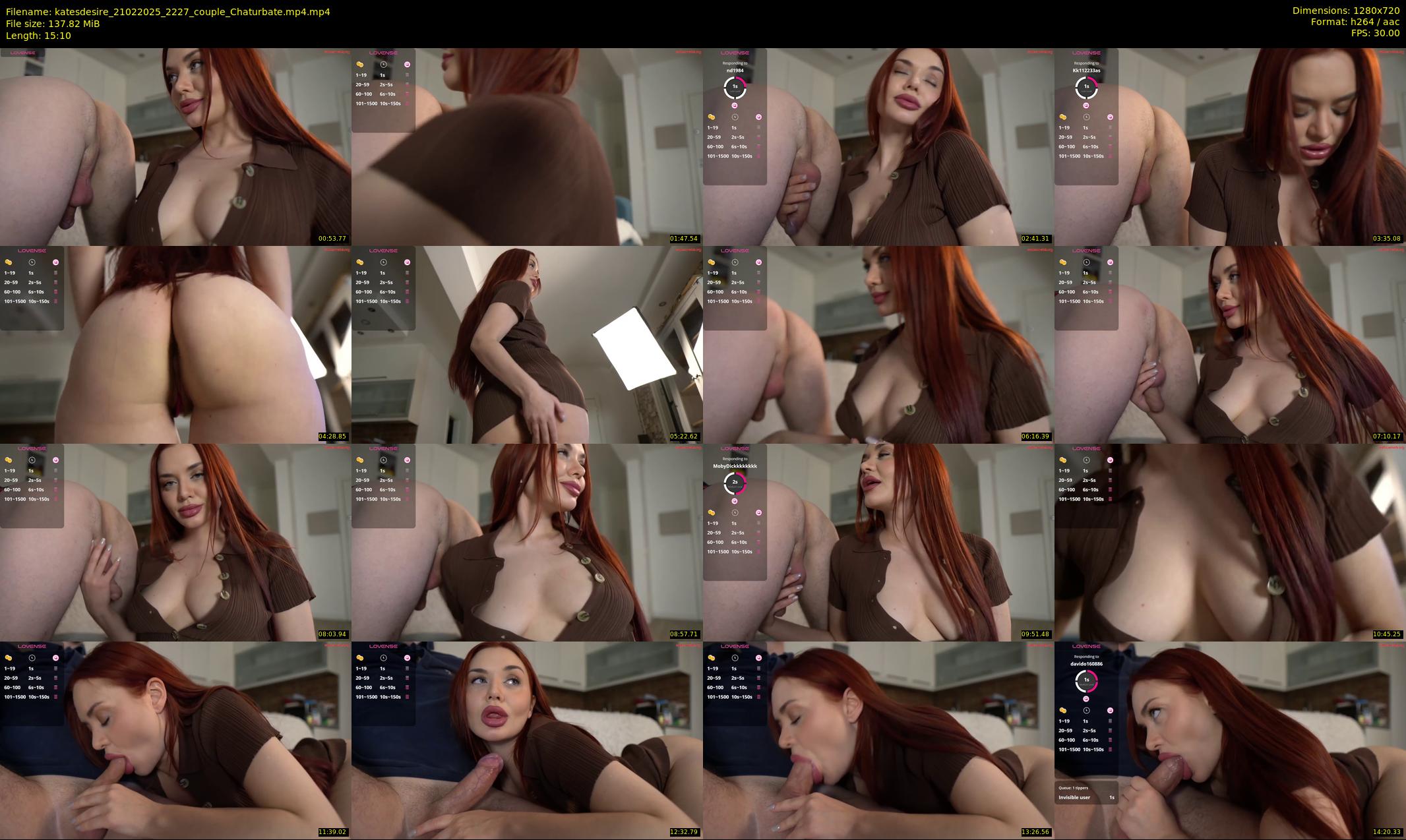 katesdesire — 16 minute Chaturbate couple cam show recording, 720p, Feb 21, 2025