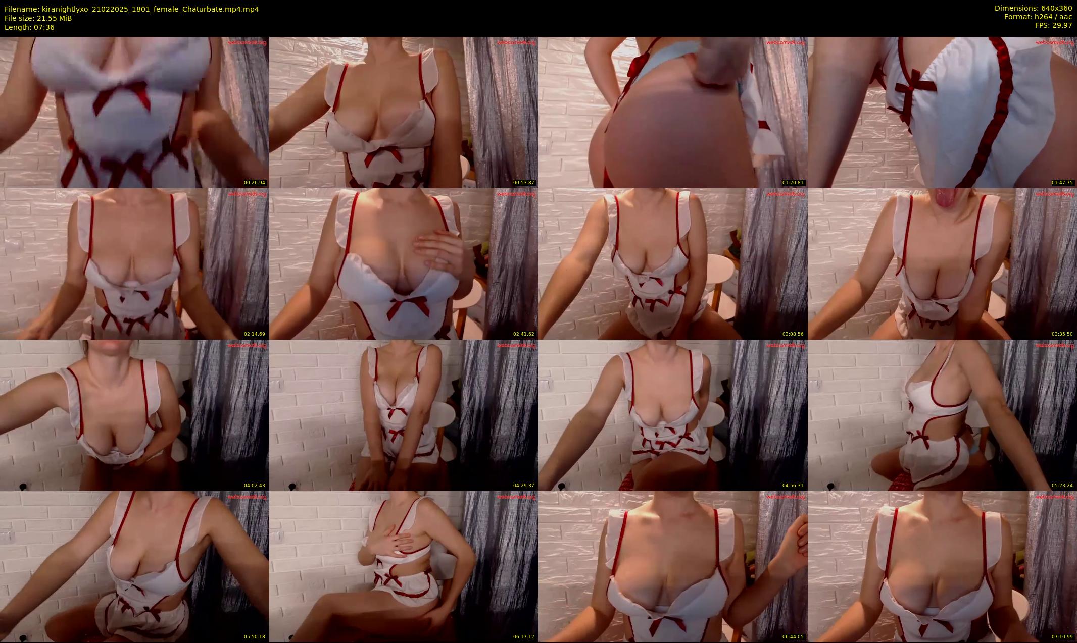 kiranightlyxo — 8 minute Chaturbate female cam show recording, 360p, Feb 21, 2025
