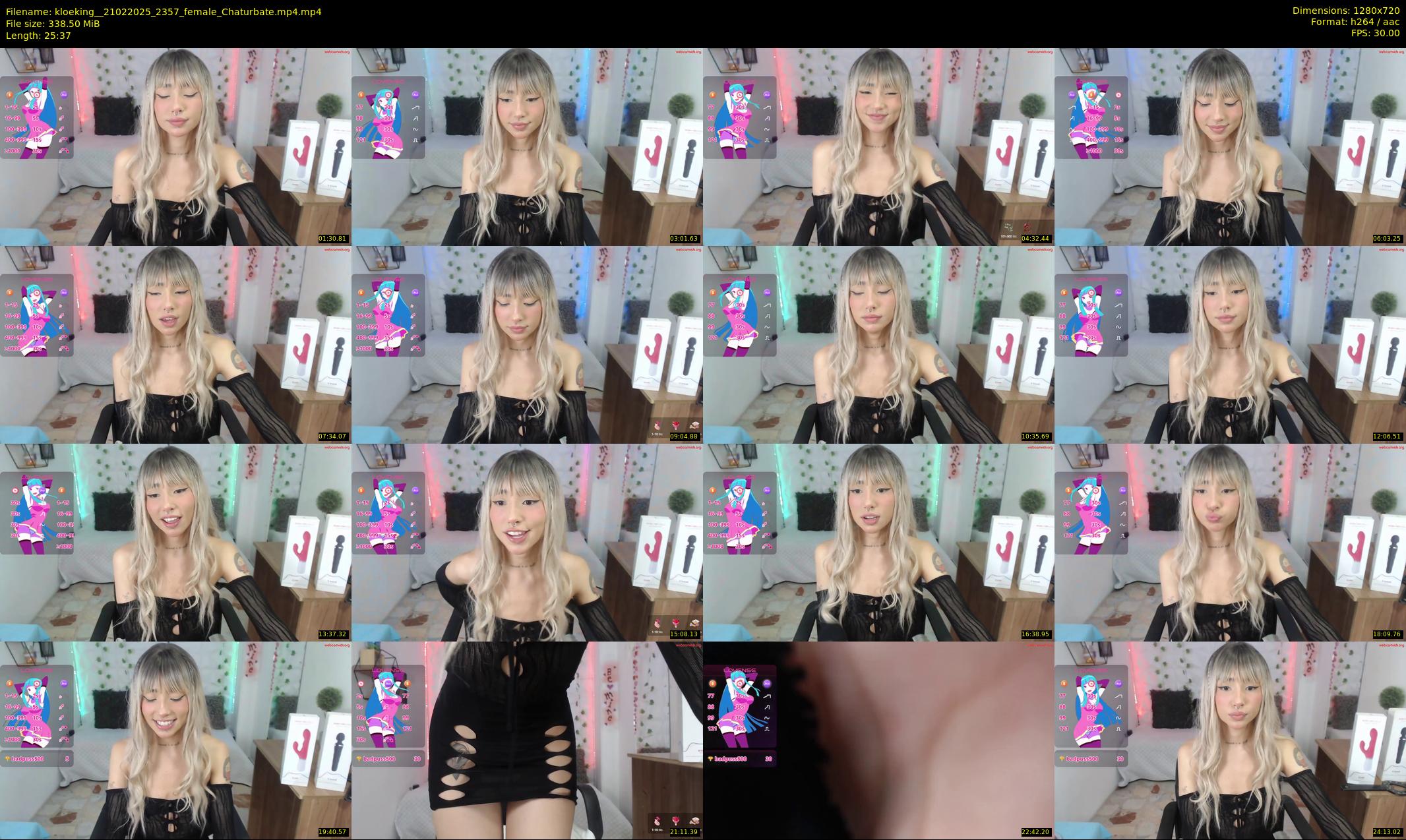 kloeking_ — 26 minute Chaturbate female cam show recording, 720p, Feb 21, 2025