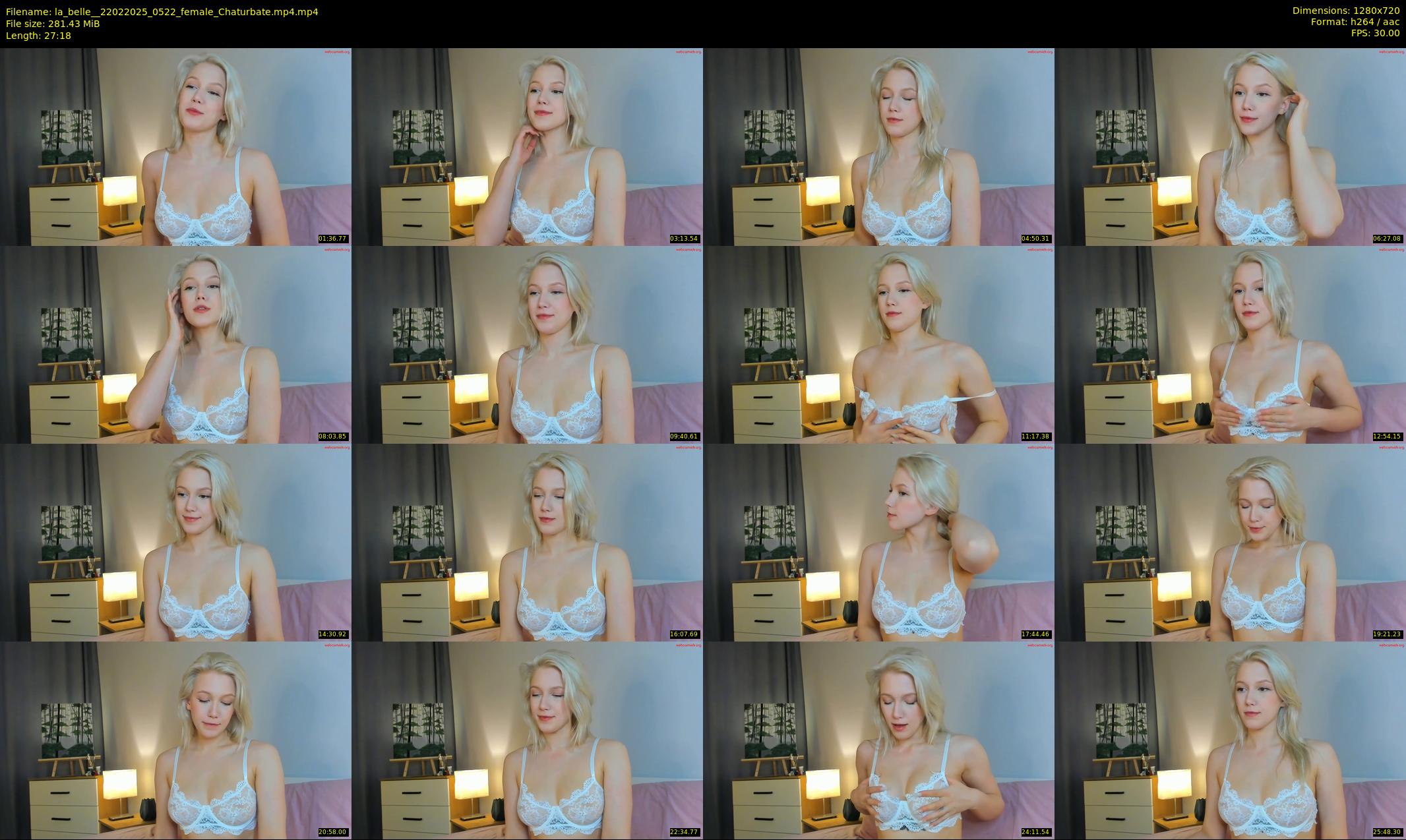 la_belle_ — 28 minute Chaturbate female cam show recording, 720p, Feb 22, 2025
