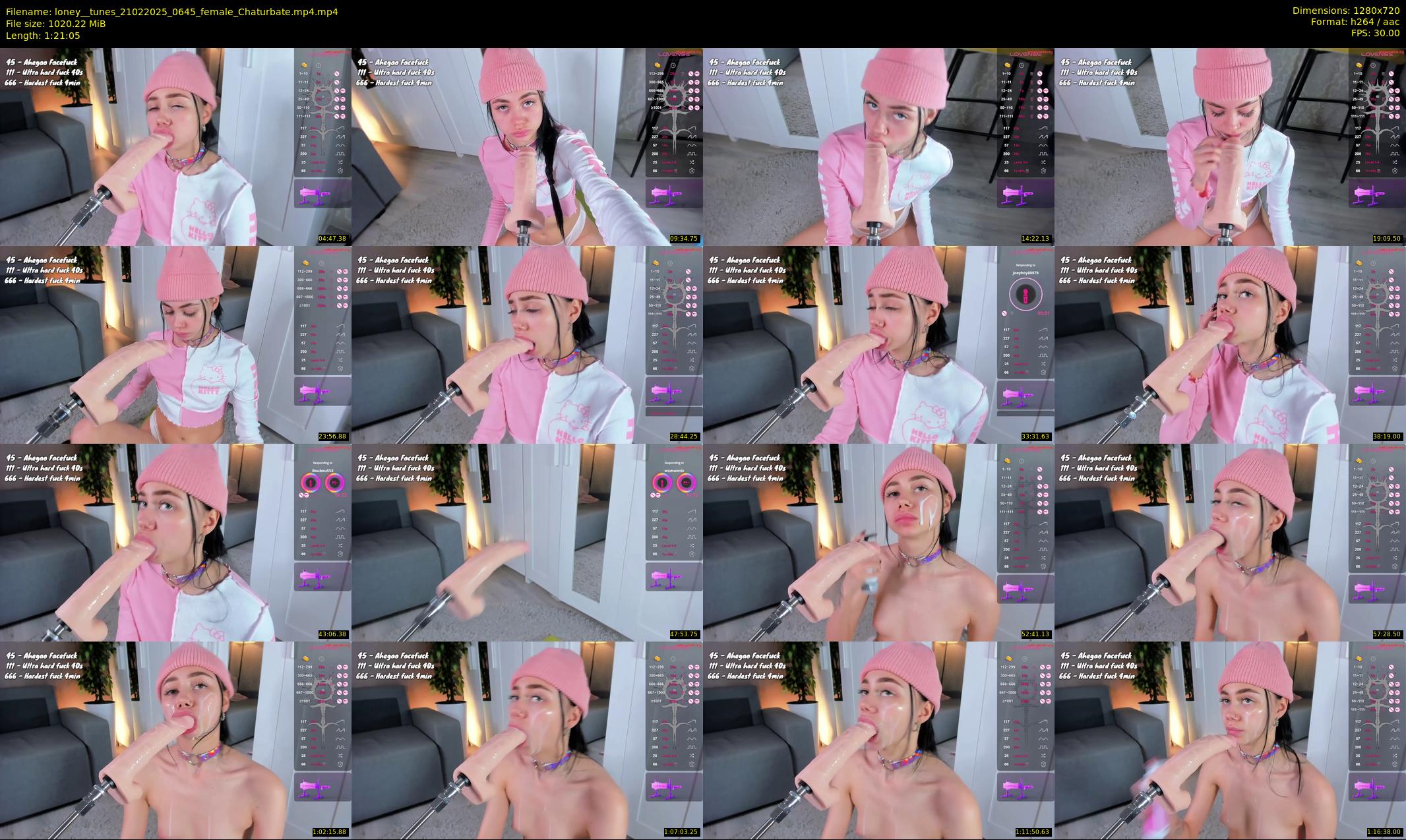 loney__tunes — 82 minute Chaturbate female cam show recording, 720p, Feb 21, 2025