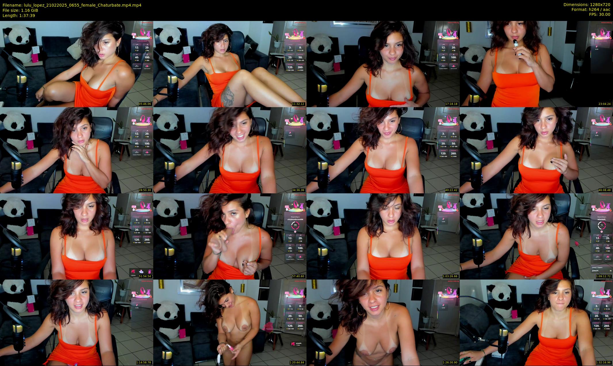 lulu_lopez — 98 minute Chaturbate female cam show recording, 720p, Feb 21, 2025