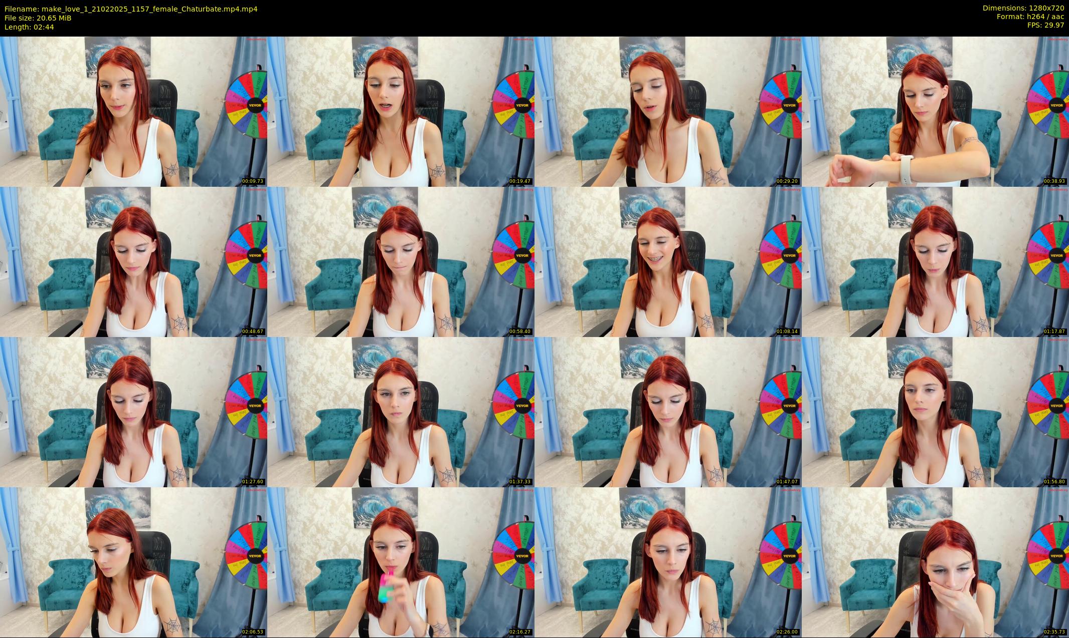 make_love_1 — 3 minute Chaturbate female cam show recording, 720p, Feb 21, 2025