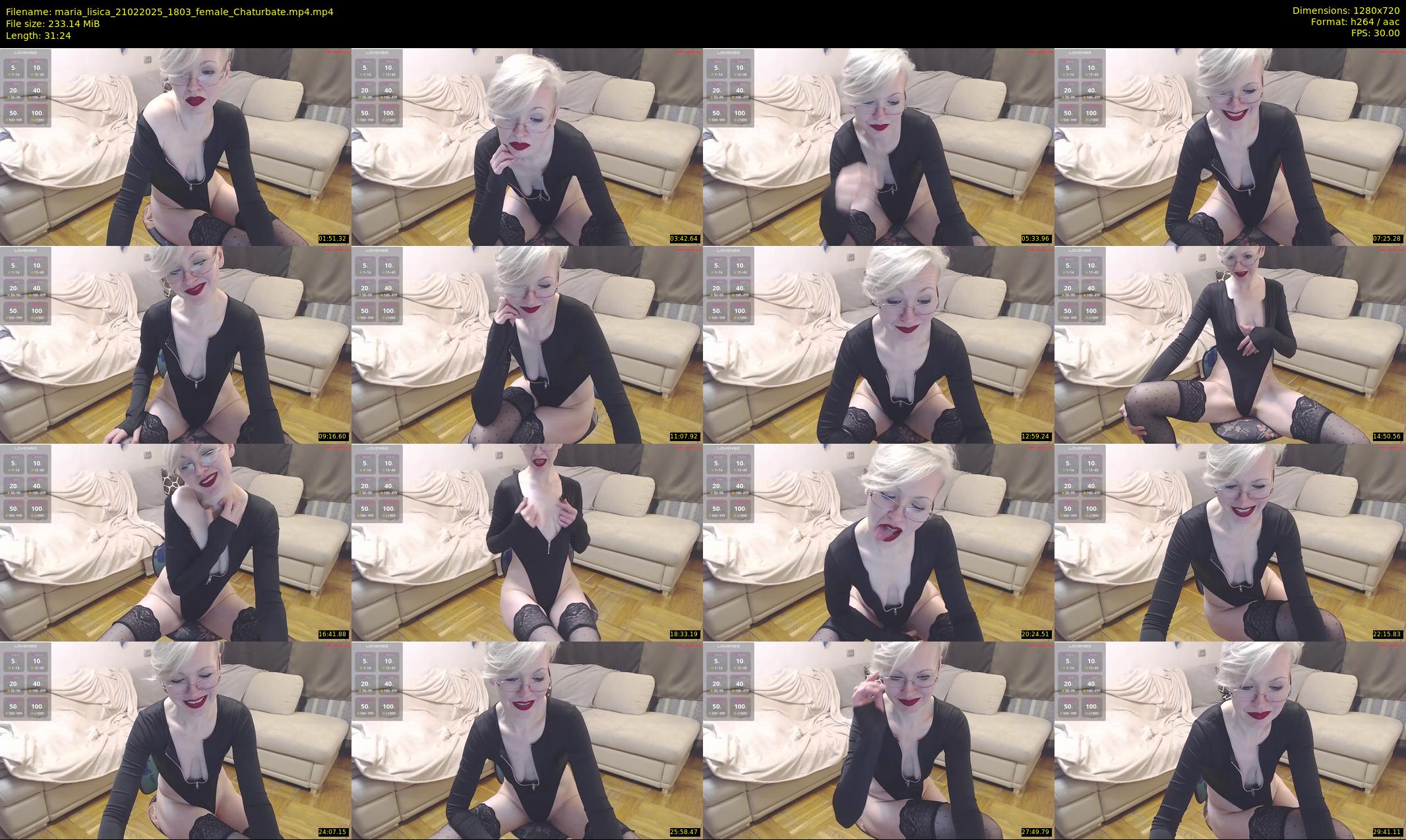 maria_lisica — 32 minute Chaturbate female cam show recording, 720p, Feb 21, 2025