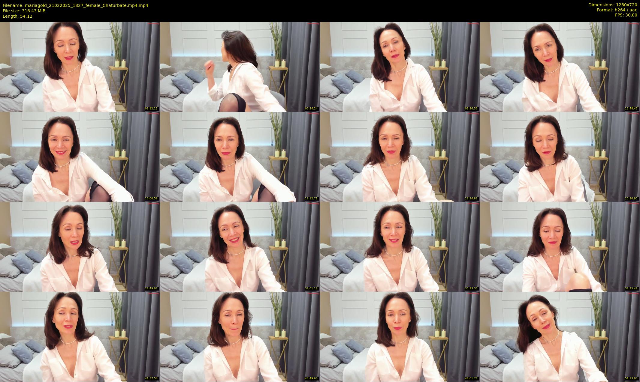mariagold — 55 minute Chaturbate female cam show recording, 720p, Feb 21, 2025