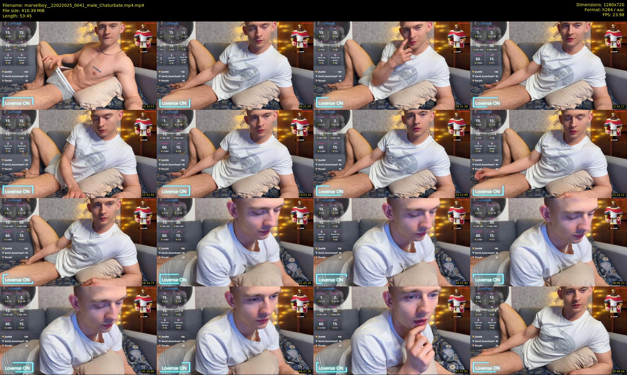 marvelboy_ — 54 minute Chaturbate male cam show recording, 720p, Feb 22, 2025