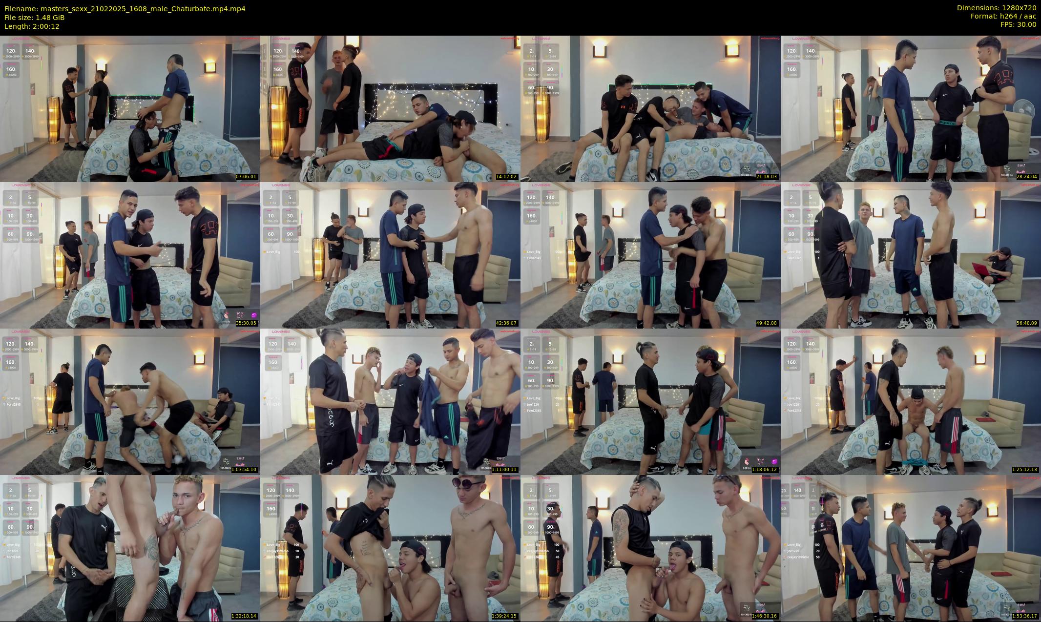 masters_sexx — 121 minute Chaturbate male cam show recording, 720p, Feb 21, 2025