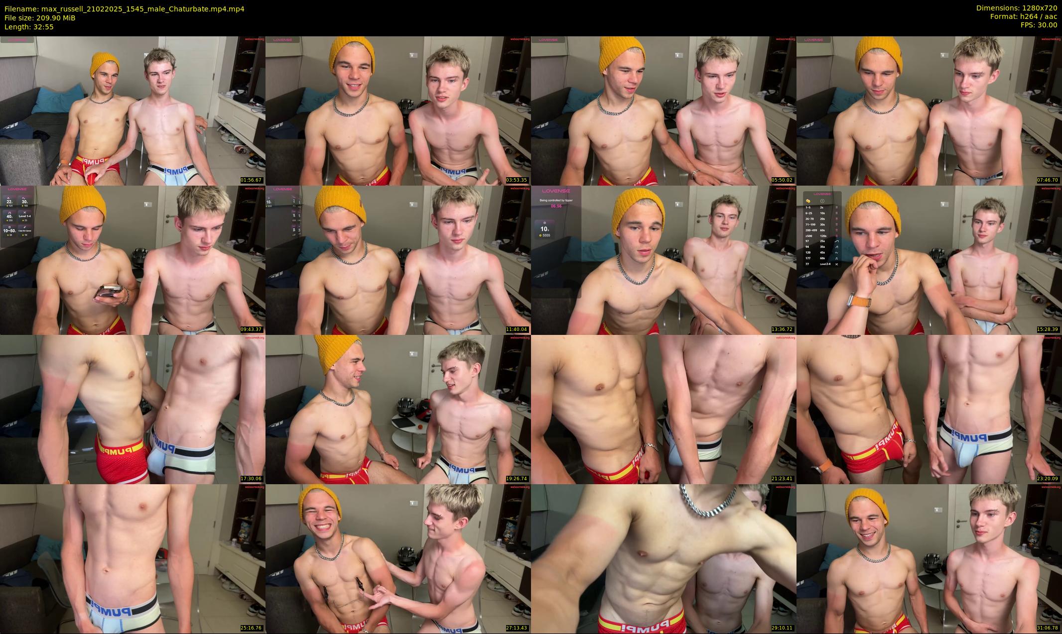max_russell — 33 minute Chaturbate male cam show recording, 720p, Feb 21, 2025