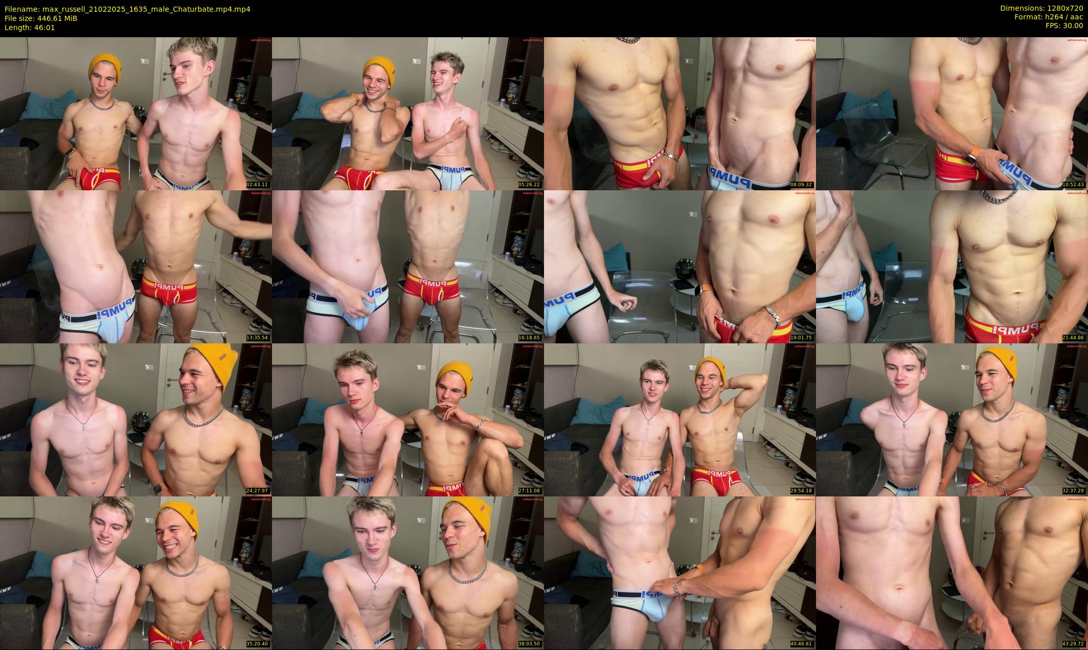 max_russell — 47 minute Chaturbate male cam show recording, 720p, Feb 21, 2025