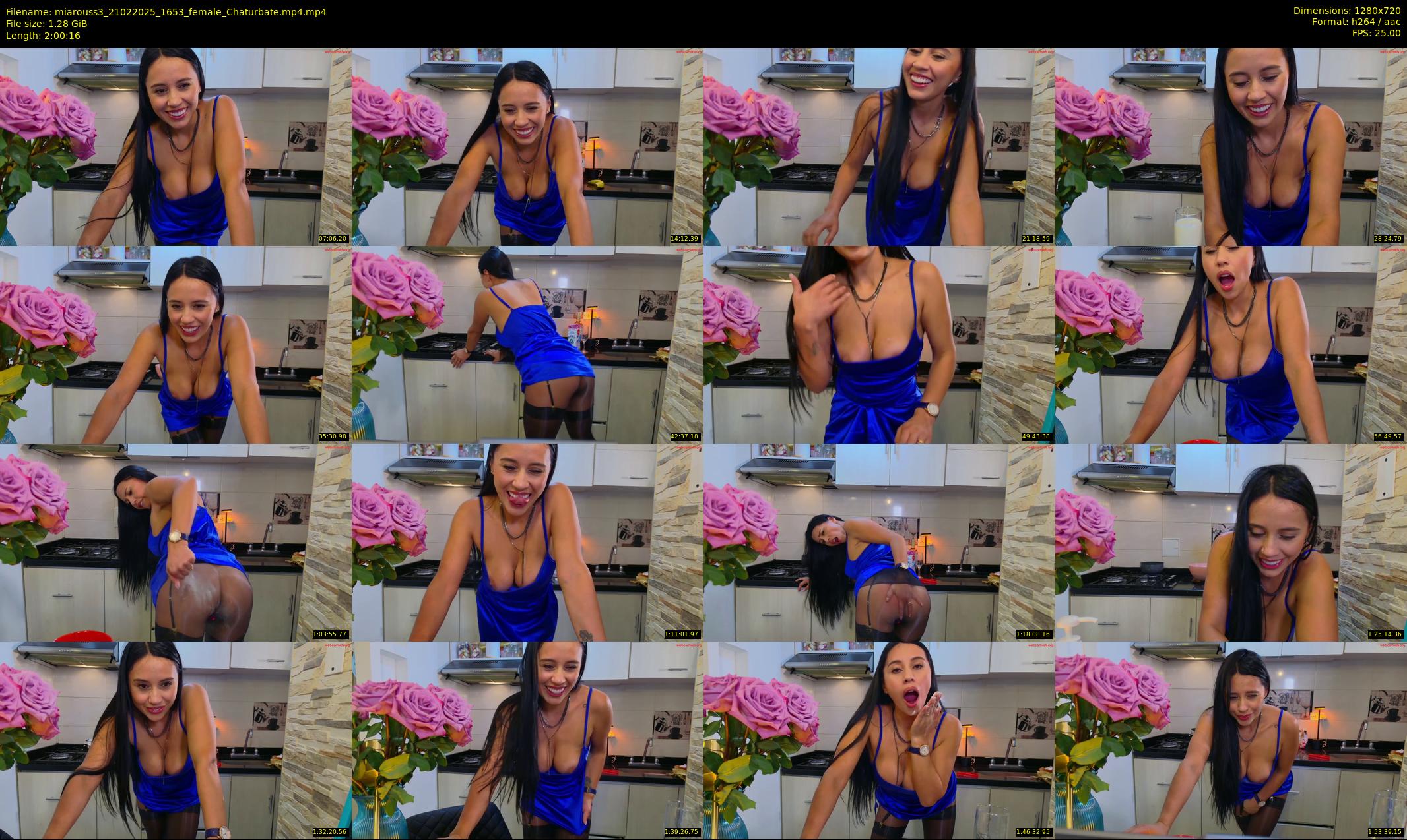 miarouss3 — 121 minute Chaturbate female cam show recording, 720p, Feb 21, 2025