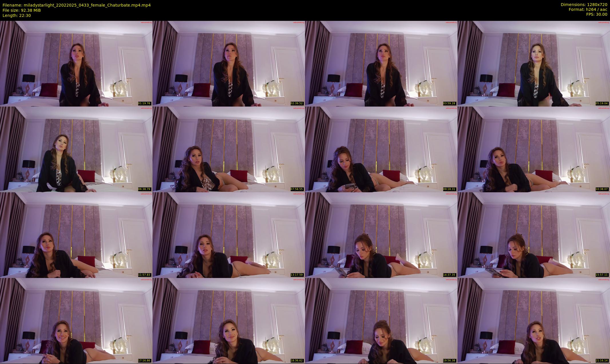 miladystarlight — 23 minute Chaturbate female cam show recording, 720p, Feb 22, 2025