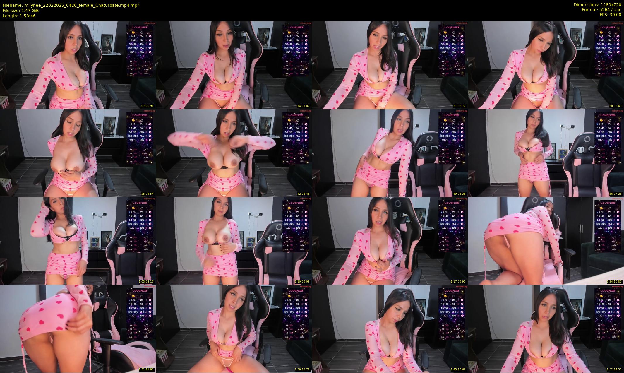milynee — 119 minute Chaturbate female cam show recording, 720p, Feb 22, 2025