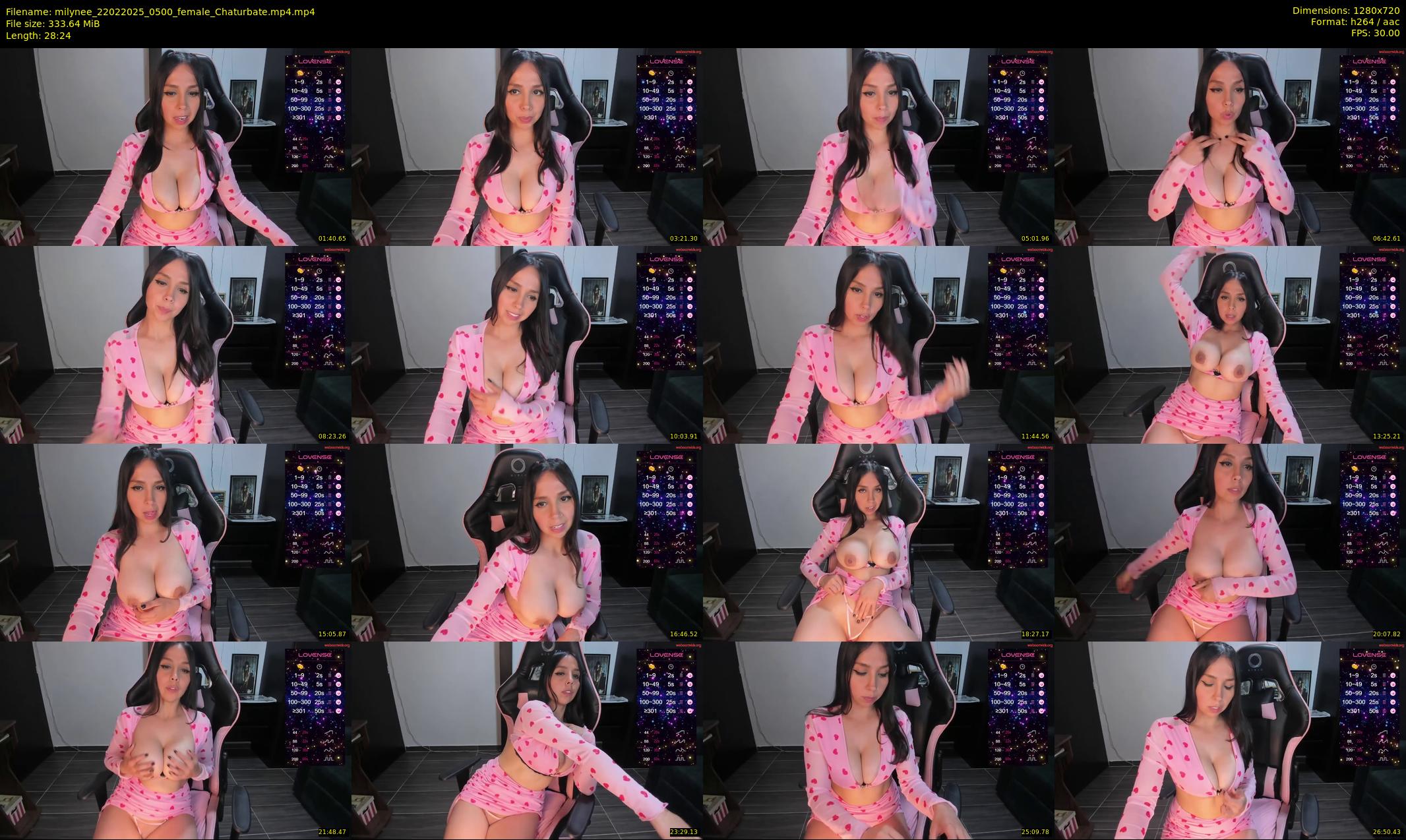 milynee — 29 minute Chaturbate female cam show recording, 720p, Feb 22, 2025