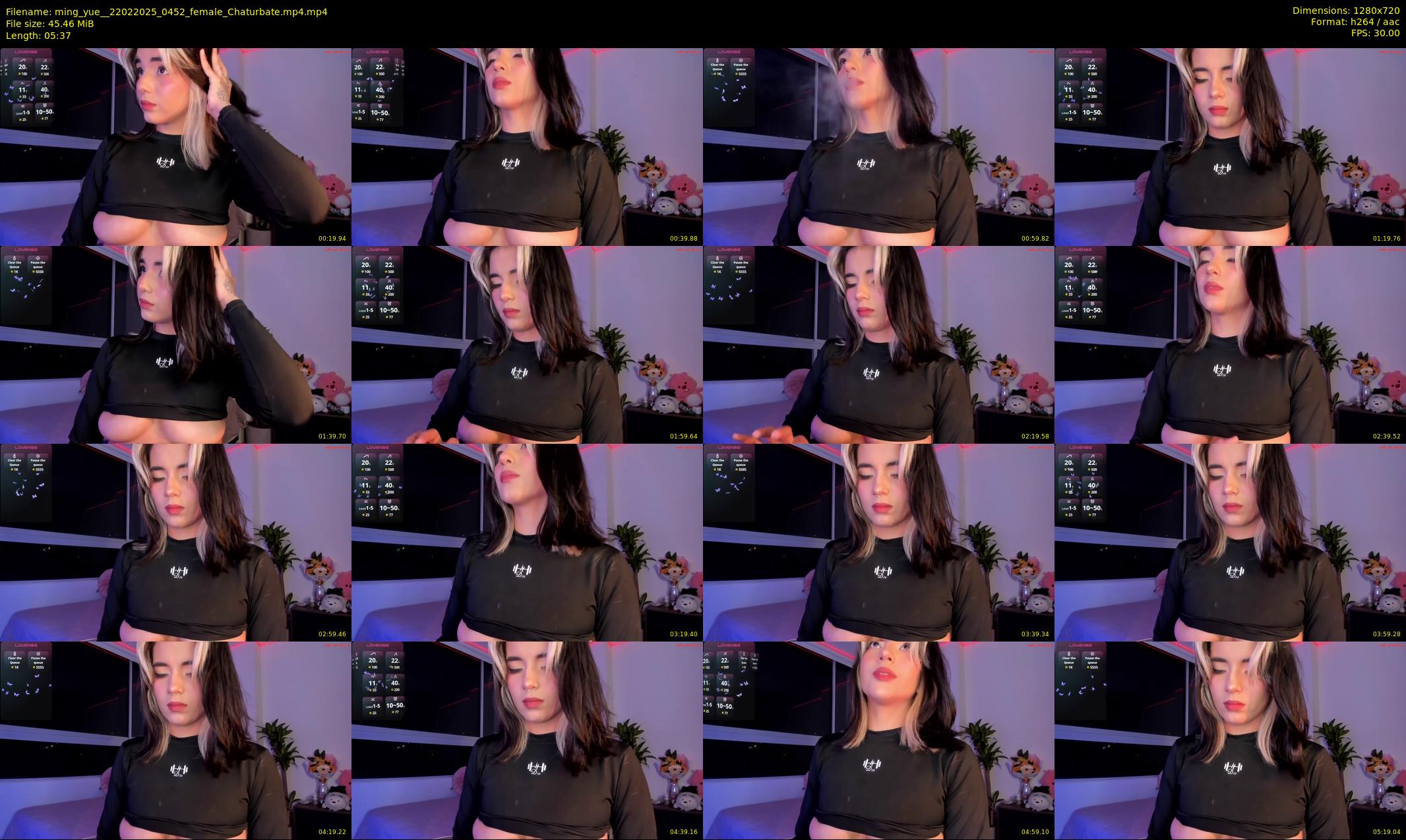 ming_yue_ — 6 minute Chaturbate female cam show recording, 720p, Feb 22, 2025