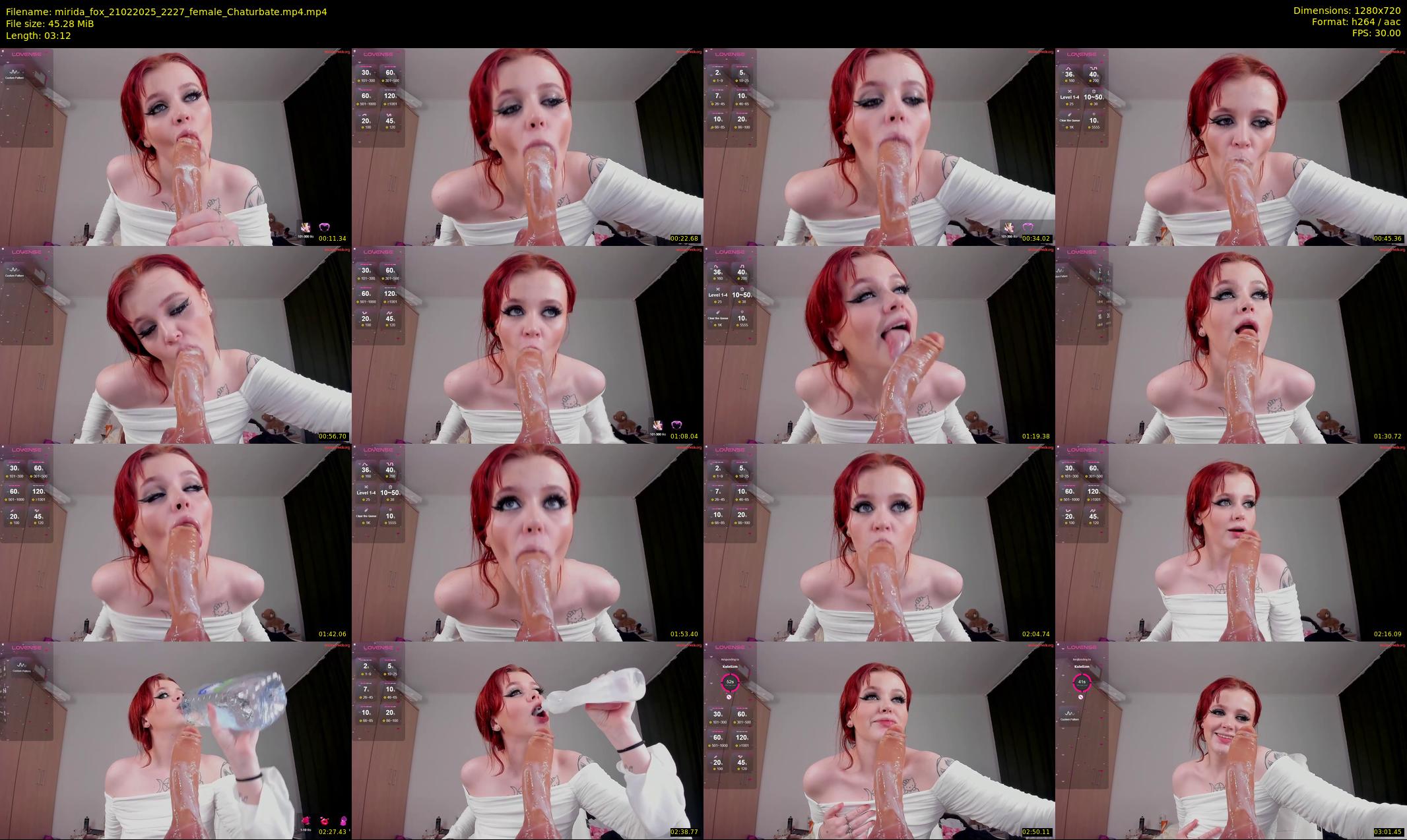 mirida_fox — 4 minute Chaturbate female cam show recording, 720p, Feb 21, 2025