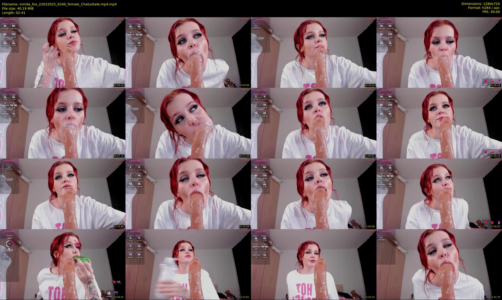 mirida_fox — 3 minute Chaturbate female cam show recording, 720p, Feb 22, 2025