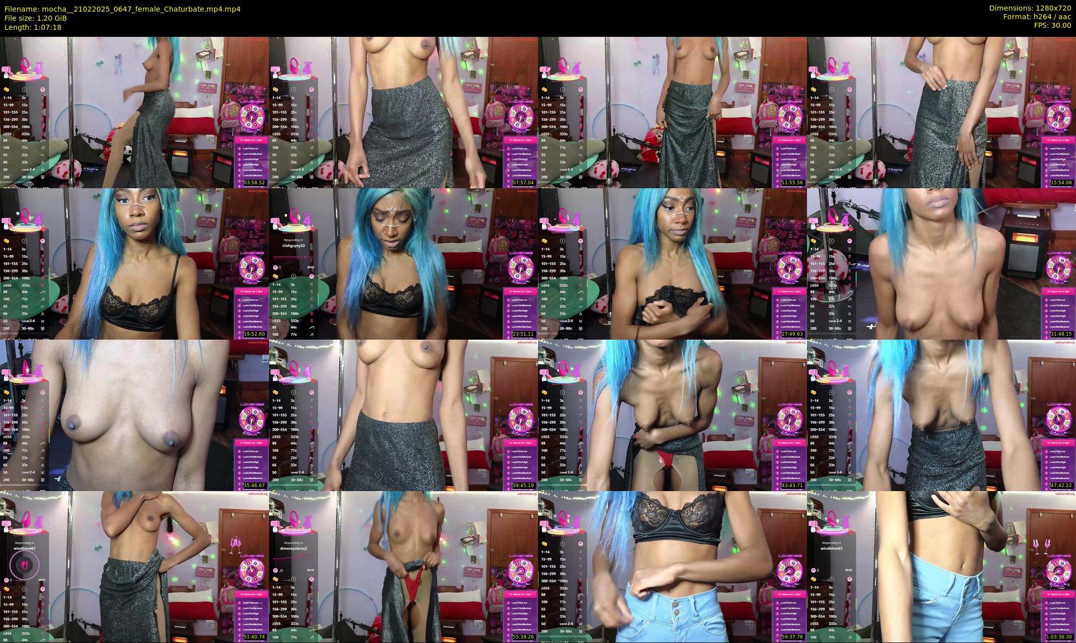mocha_ — 68 minute Chaturbate female cam show recording, 720p, Feb 21, 2025