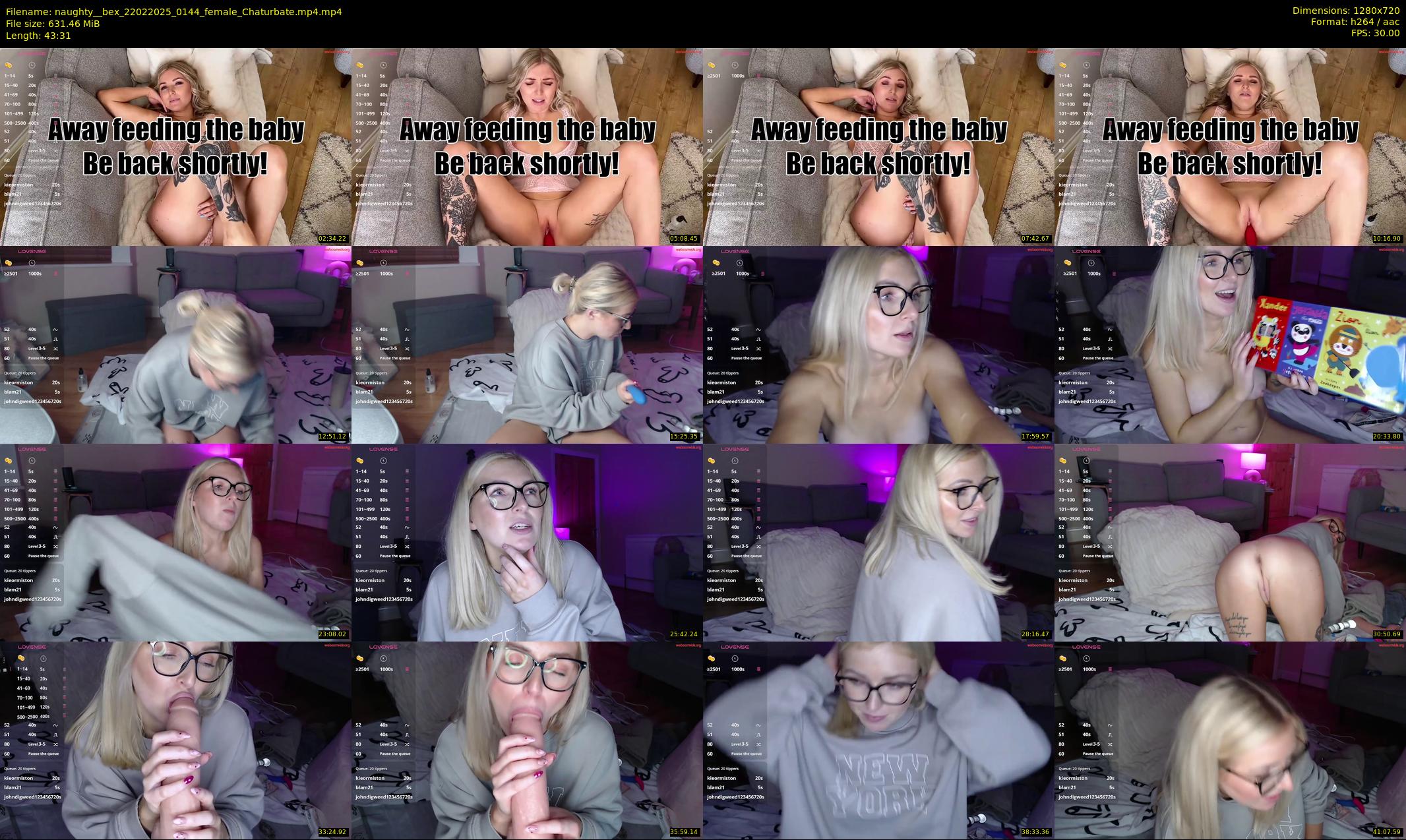 naughty__bex — 44 minute Chaturbate female cam show recording, 720p, Feb 22, 2025