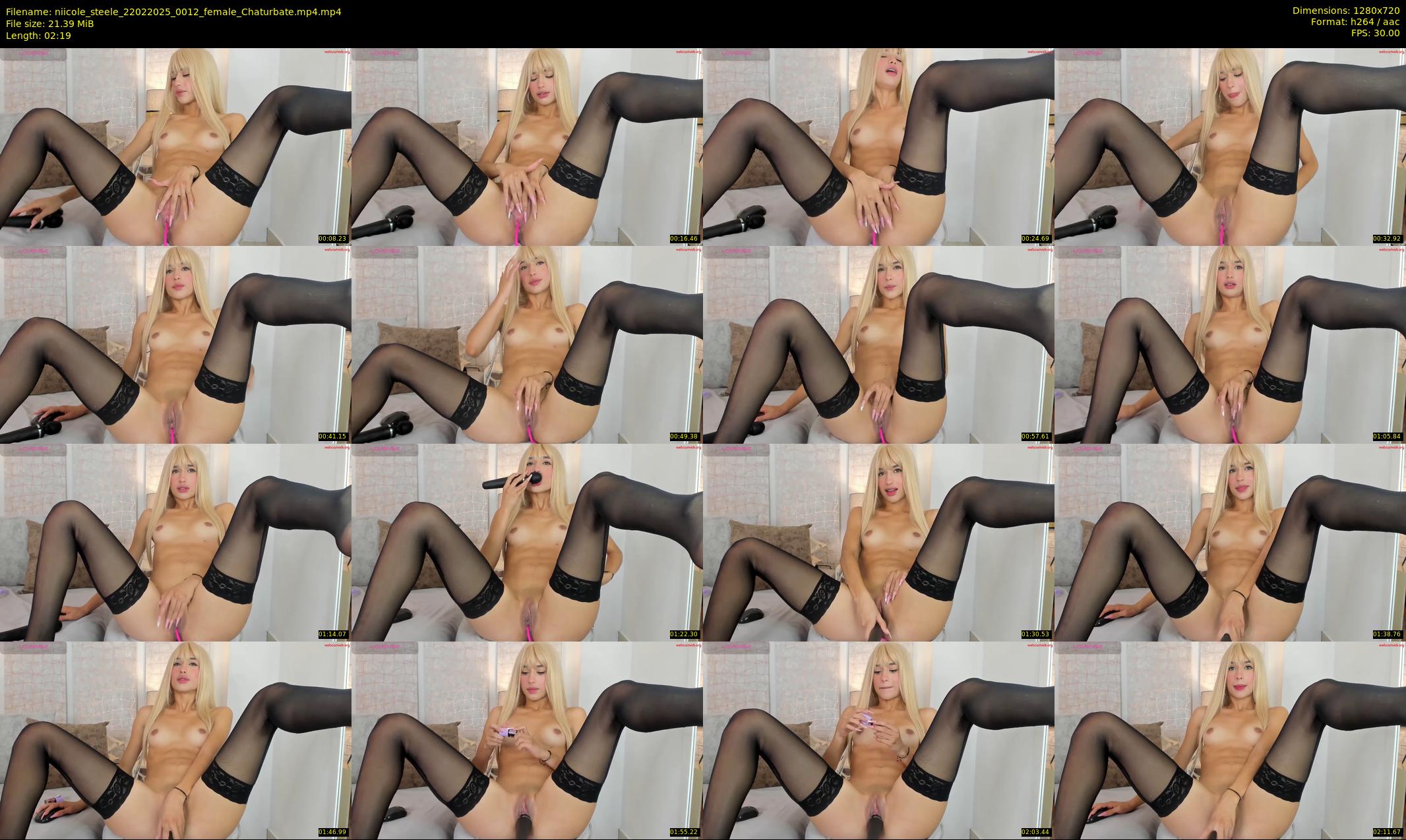 niicole_steele — 3 minute Chaturbate female cam show recording, 720p, Feb 22, 2025