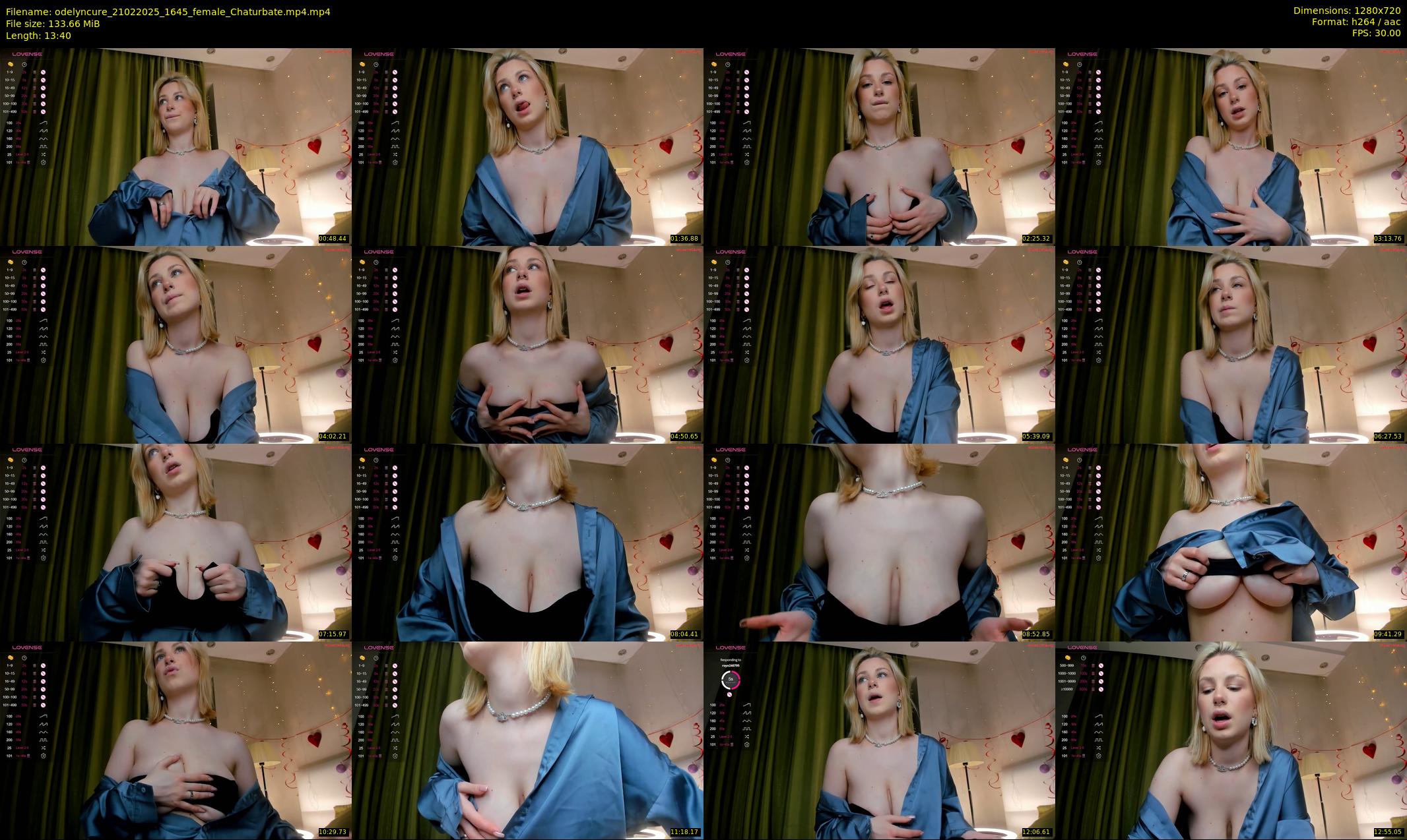 odelyncure — 14 minute Chaturbate female cam show recording, 720p, Feb 21, 2025