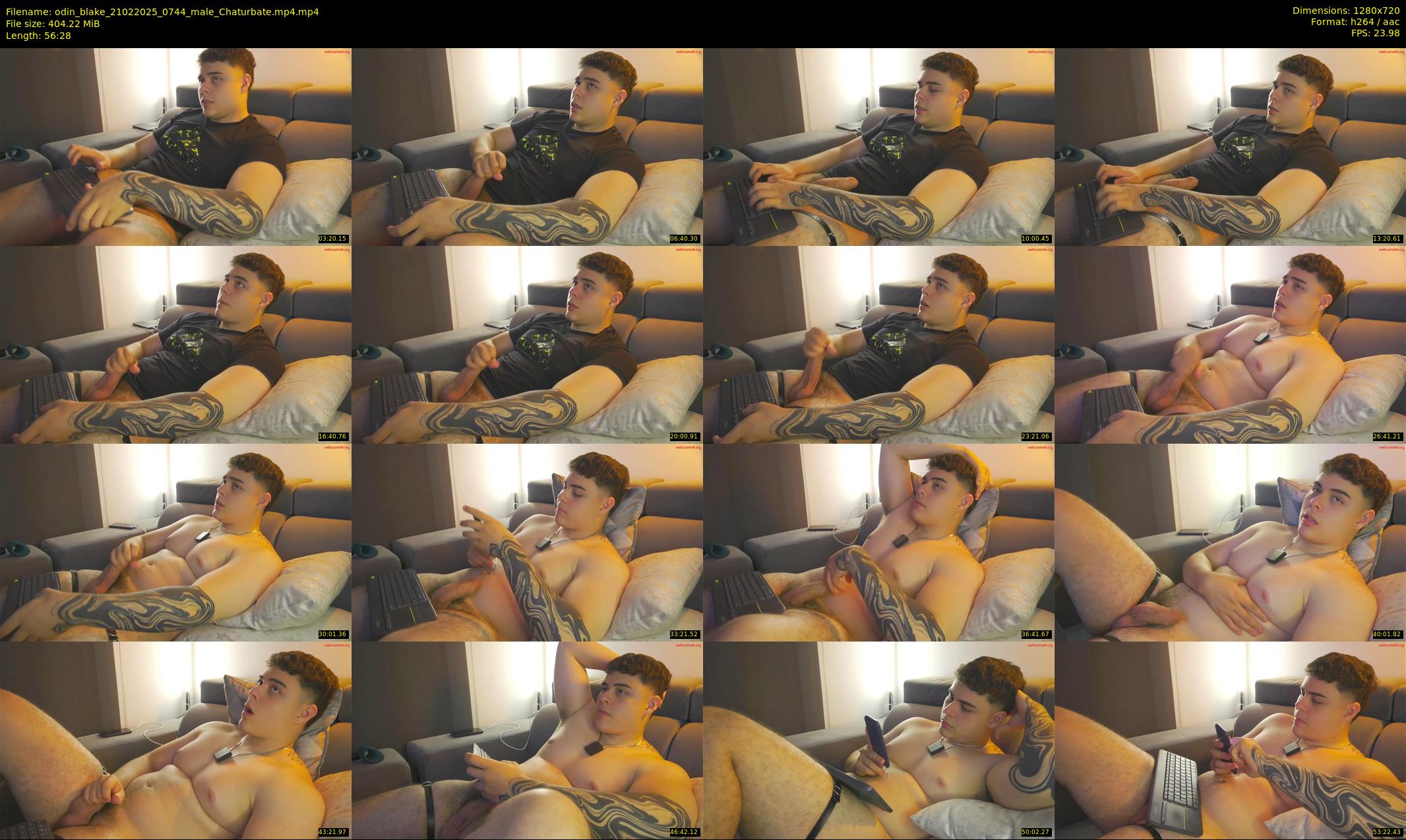 odin_blake — 57 minute Chaturbate male cam show recording, 720p, Feb 21, 2025