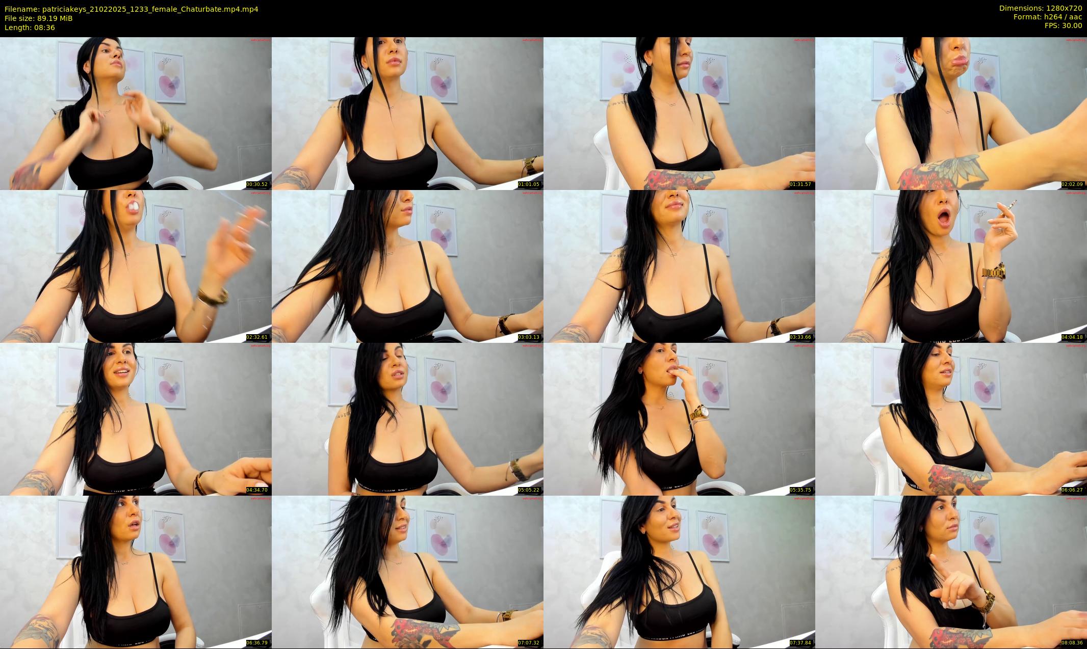 patriciakeys — 9 minute Chaturbate female cam show recording, 720p, Feb 21, 2025