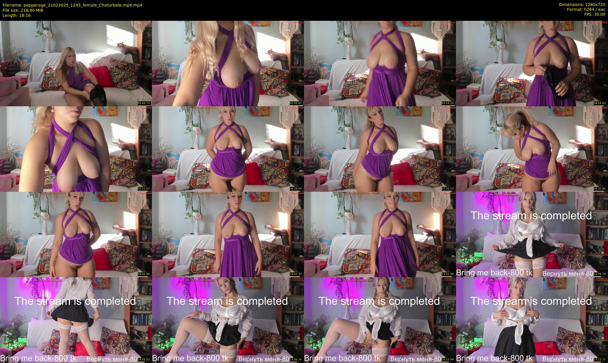 pepperage — 19 minute Chaturbate female cam show recording, 720p, Feb 21, 2025