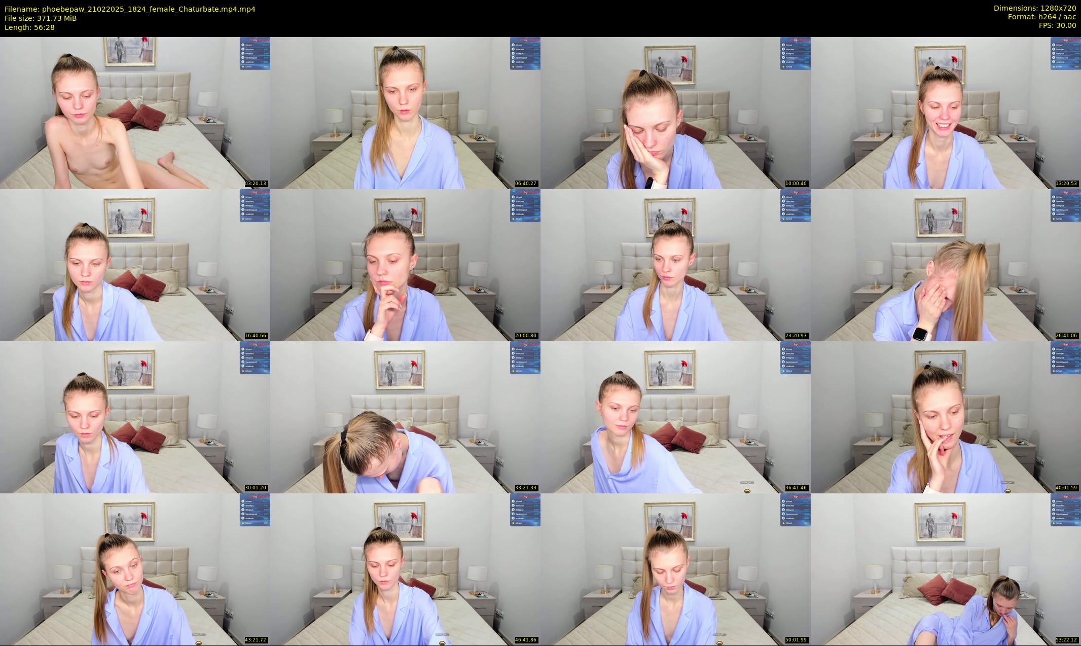 phoebepaw — 57 minute Chaturbate female cam show recording, 720p, Feb 21, 2025