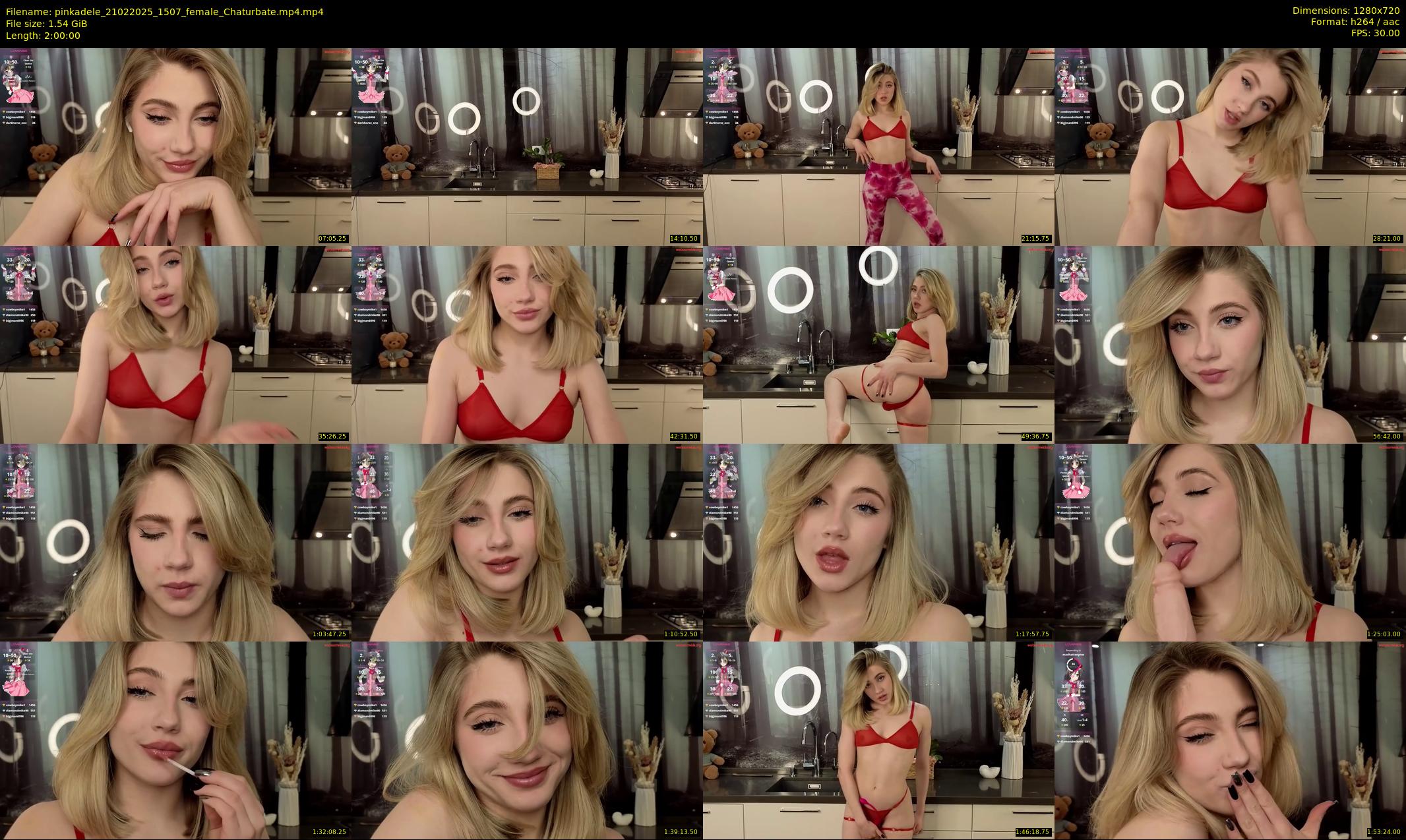 pinkadele — 120 minute Chaturbate female cam show recording, 720p, Feb 21, 2025