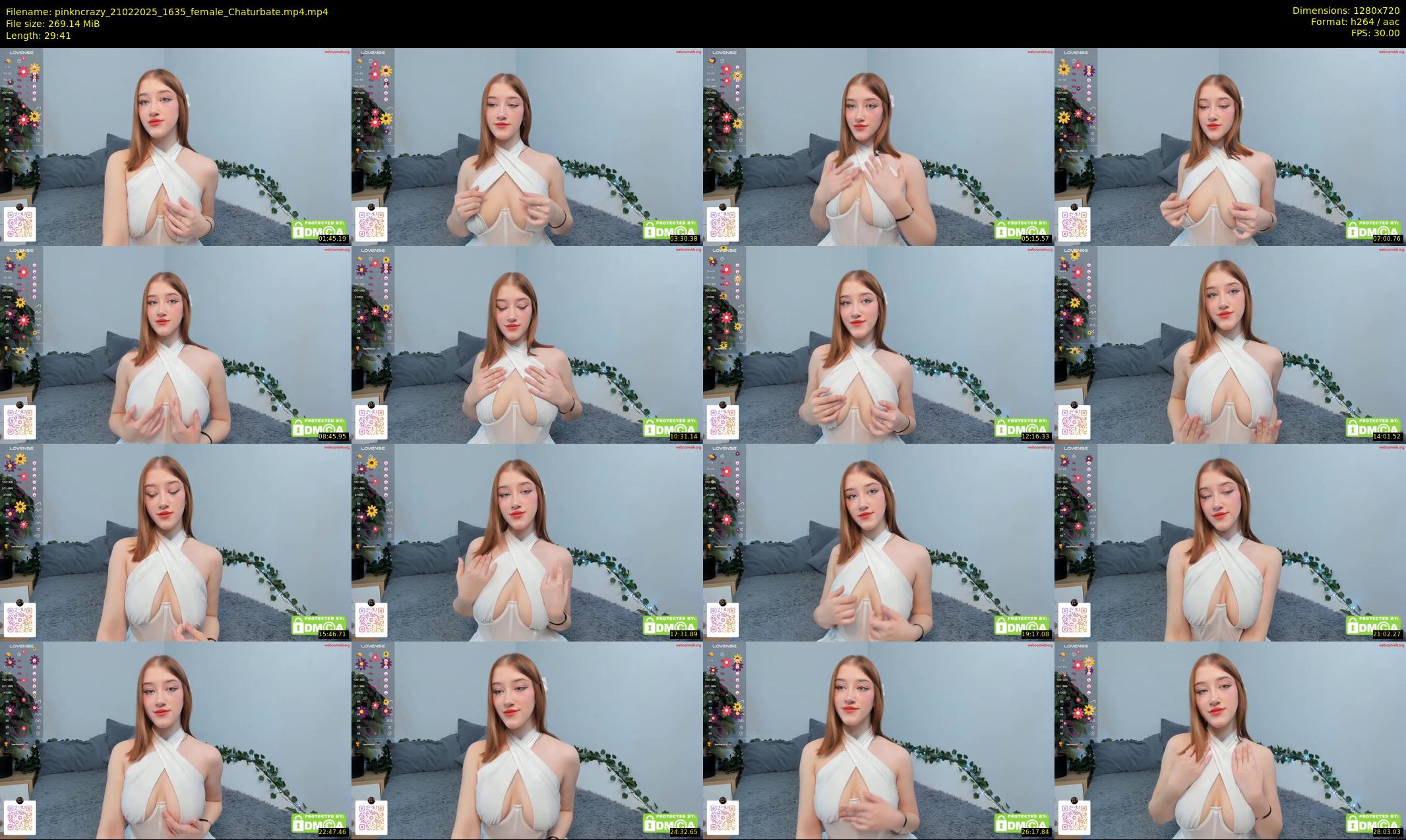 pinkncrazy — 30 minute Chaturbate female cam show recording, 720p, Feb 21, 2025