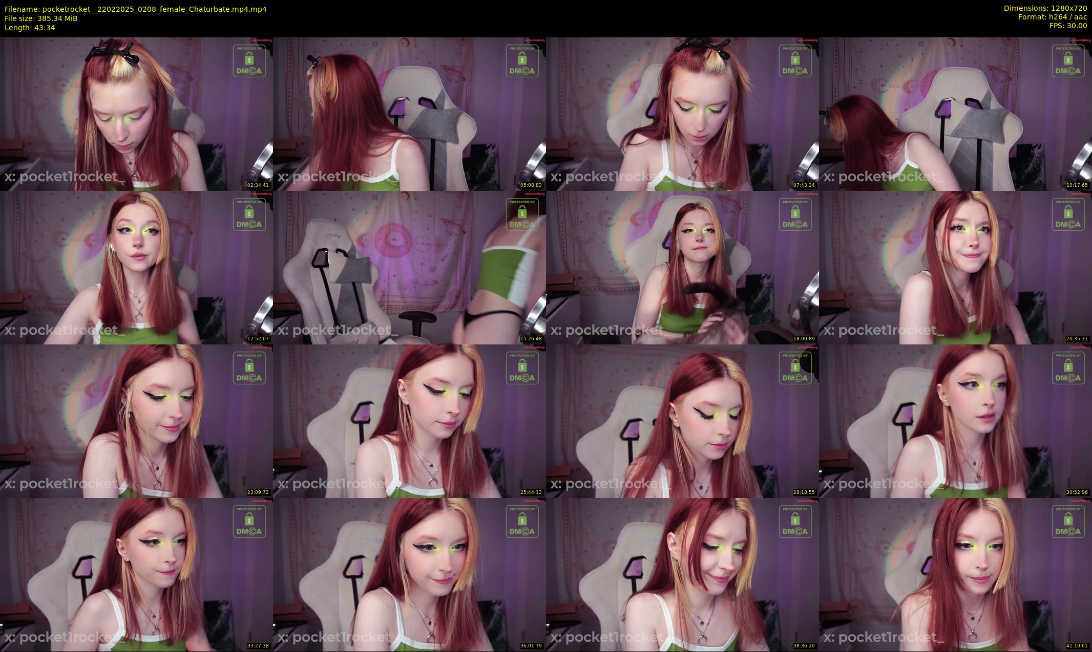 pocketrocket_ — 44 minute Chaturbate female cam show recording, 720p, Feb 22, 2025