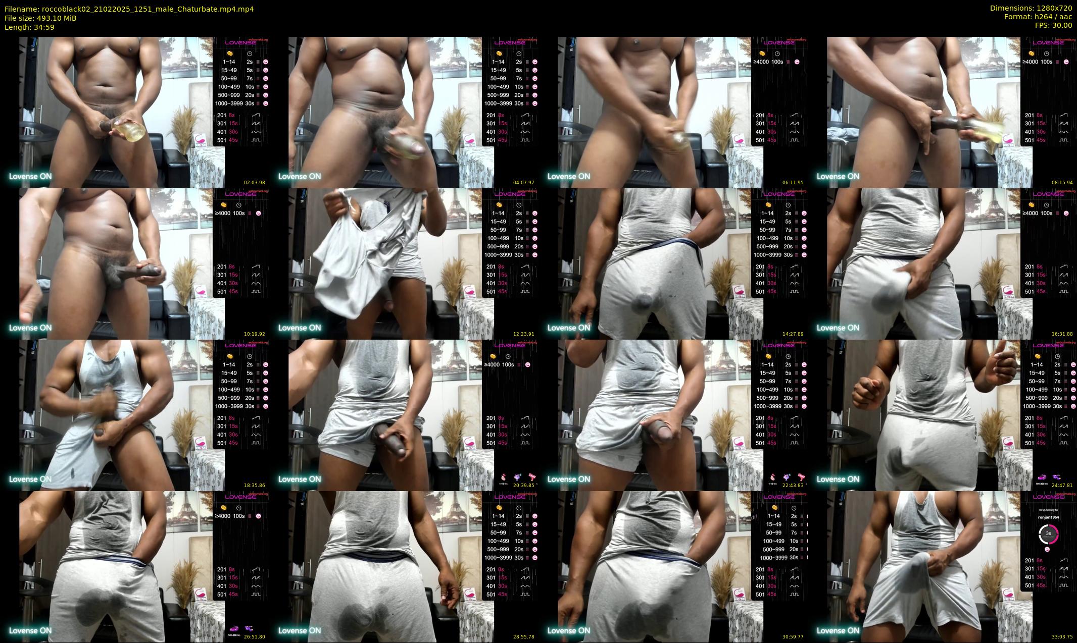 roccoblack02 — 35 minute Chaturbate male cam show recording, 720p, Feb 21, 2025