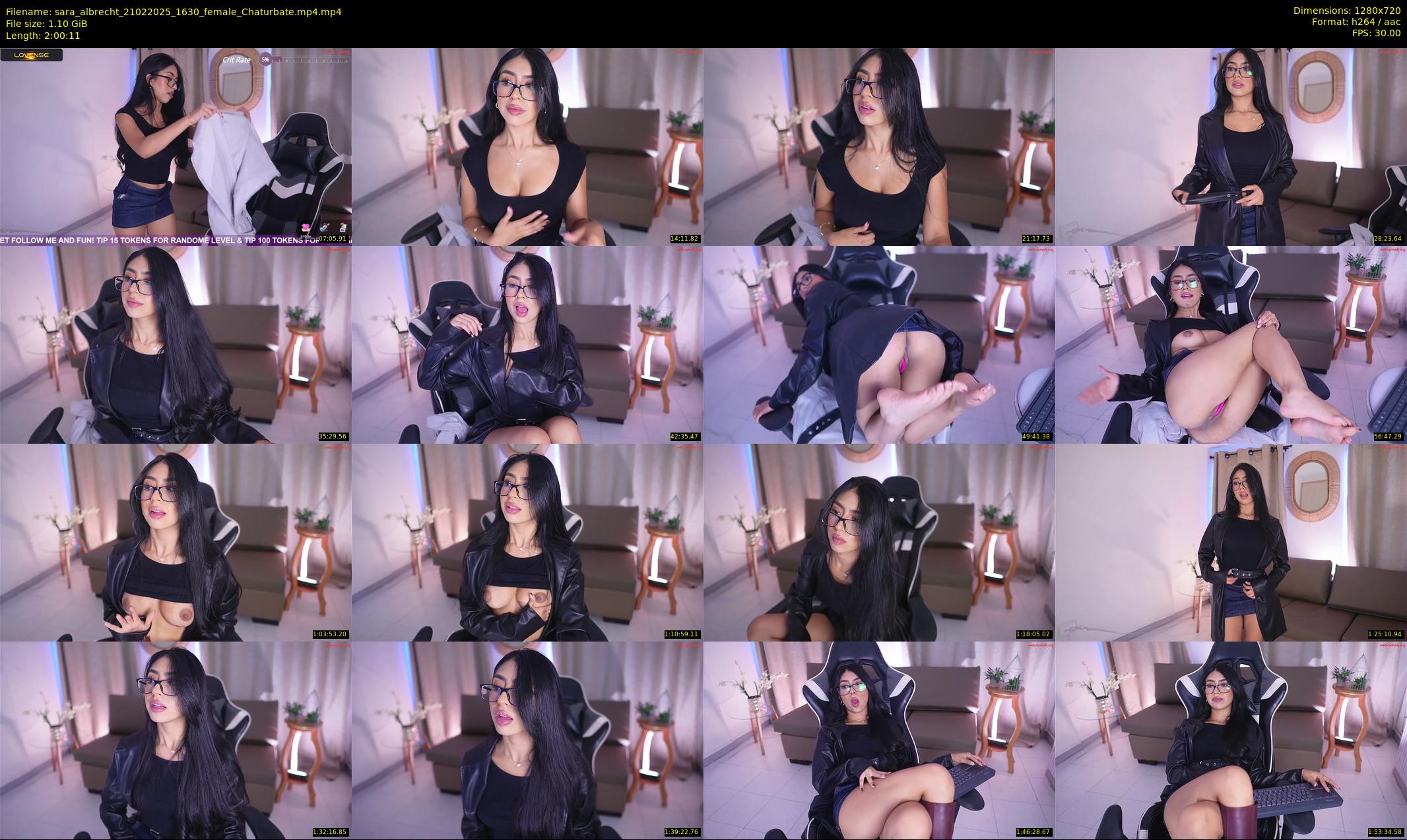 sara_albrecht — 121 minute Chaturbate female cam show recording, 720p, Feb 21, 2025