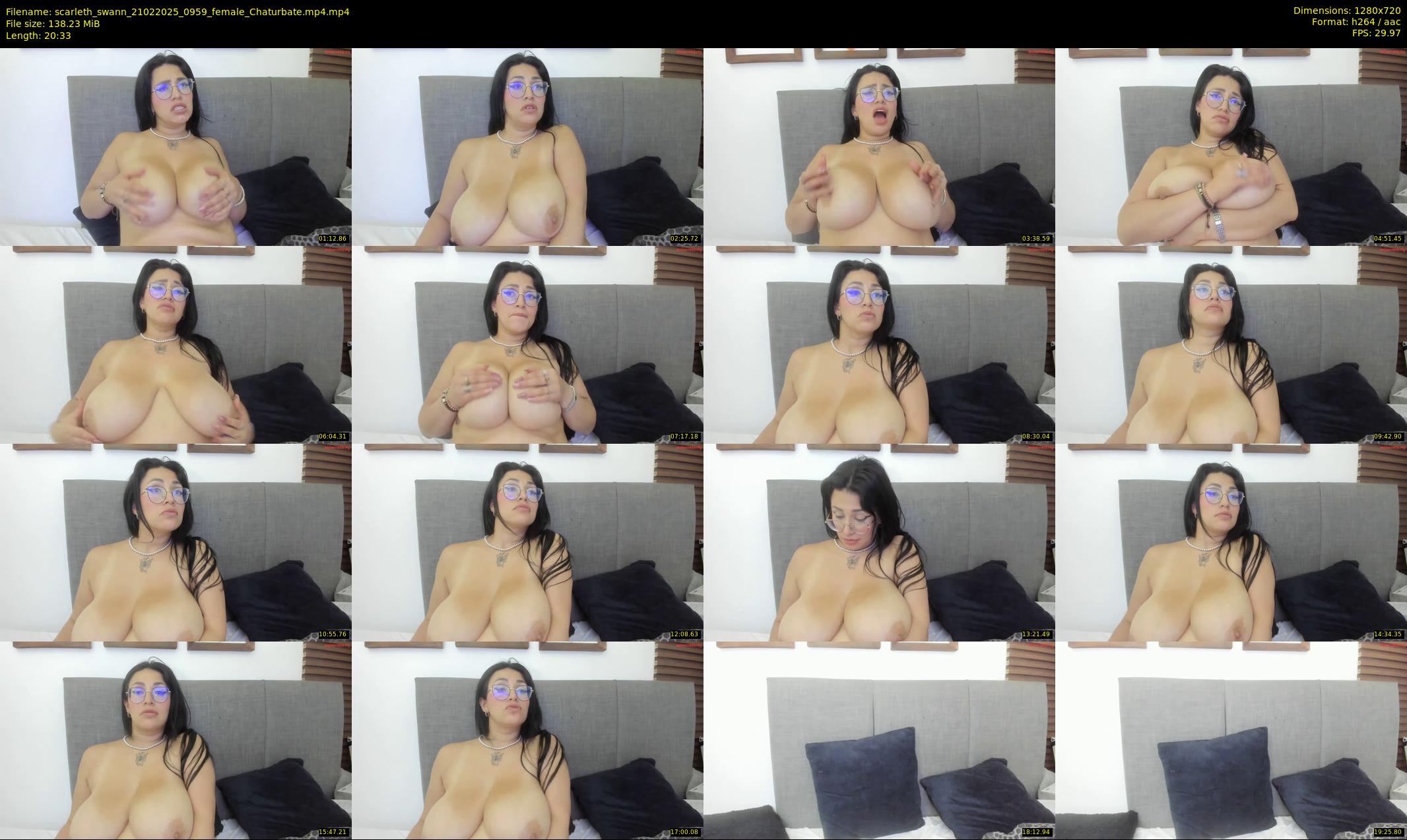 scarleth_swann — 21 minute Chaturbate female cam show recording, 720p, Feb 21, 2025