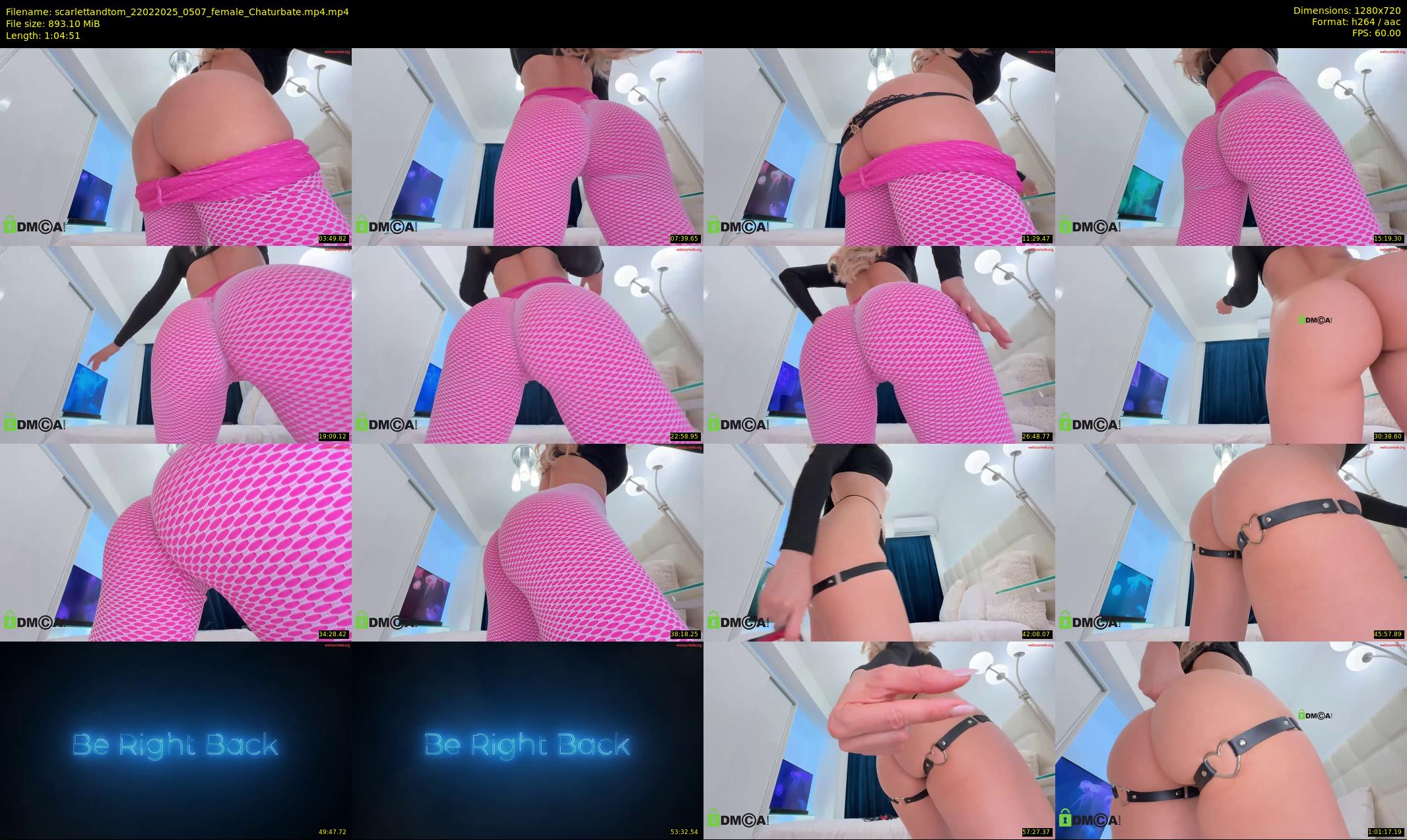 scarlettandtom — 65 minute Chaturbate couple cam show recording, 720p, Feb 22, 2025