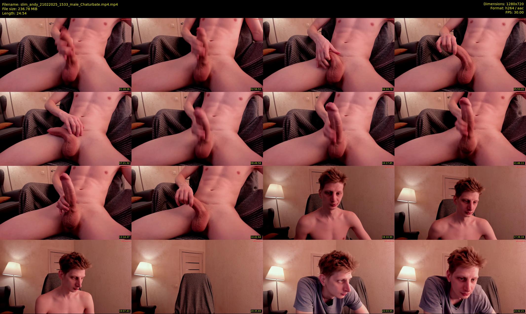 slim_andy — 25 minute Chaturbate male cam show recording, 720p, Feb 21, 2025
