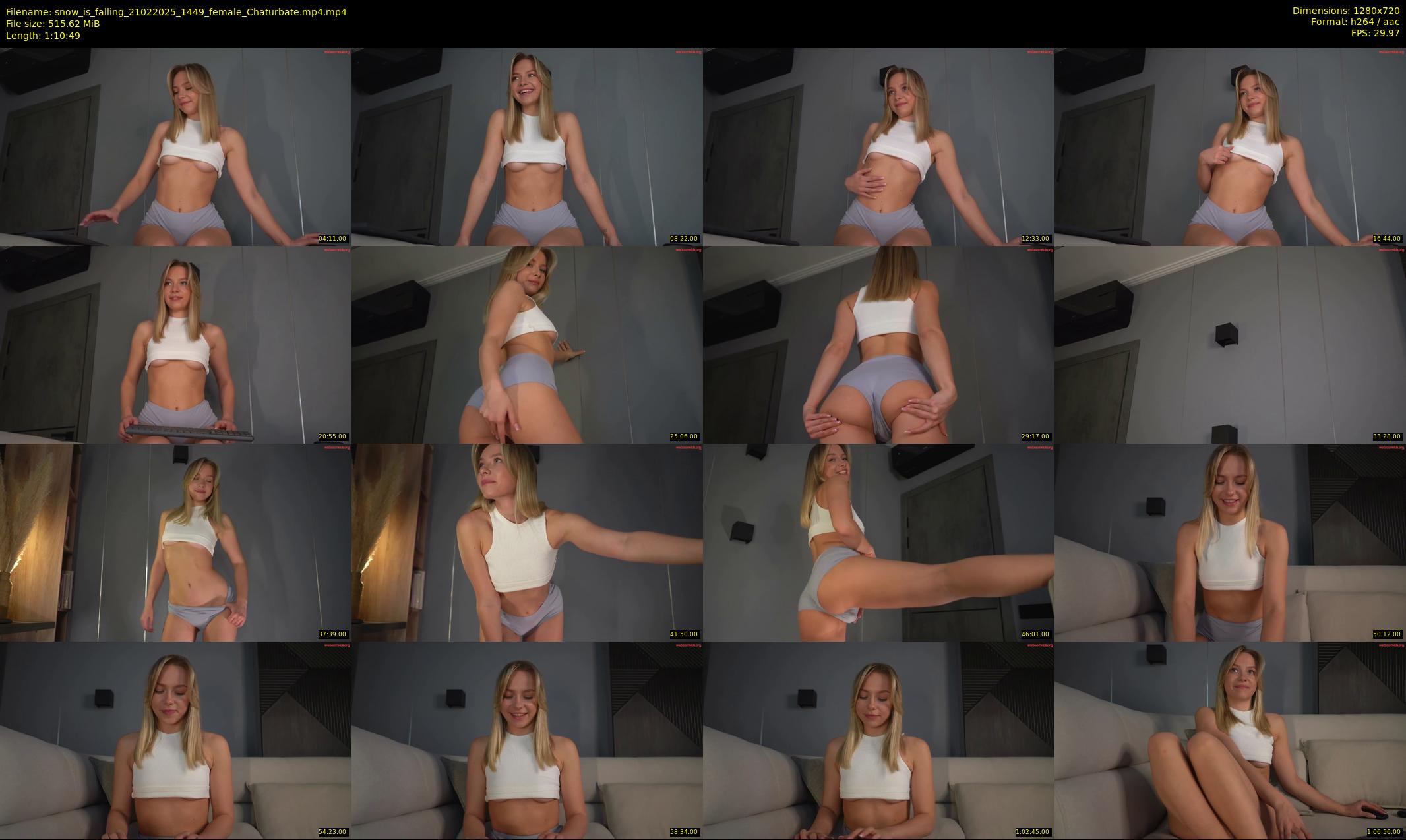snow_is_falling — 71 minute Chaturbate female cam show recording, 720p, Feb 21, 2025