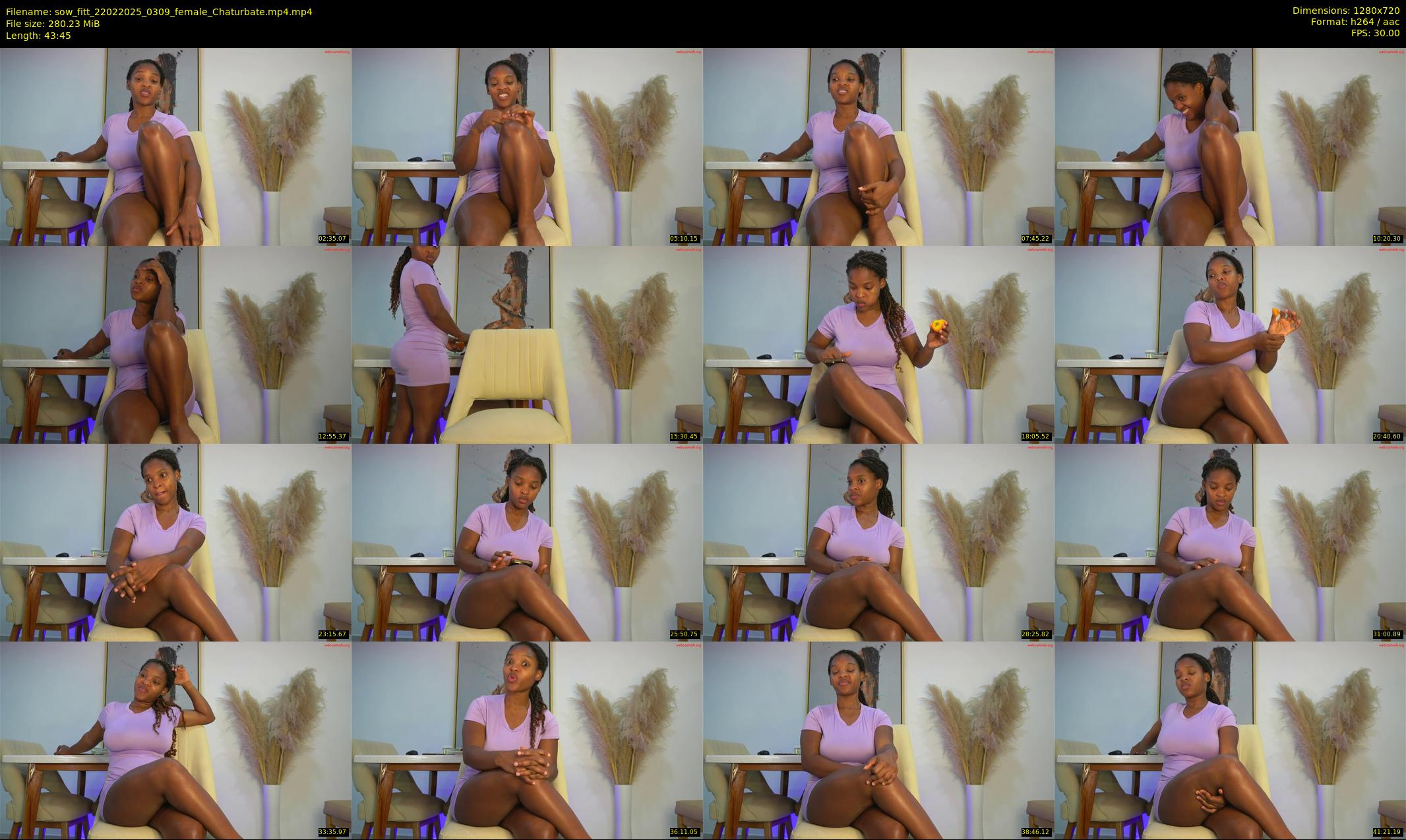 sow_fitt — 44 minute Chaturbate female cam show recording, 720p, Feb 22, 2025