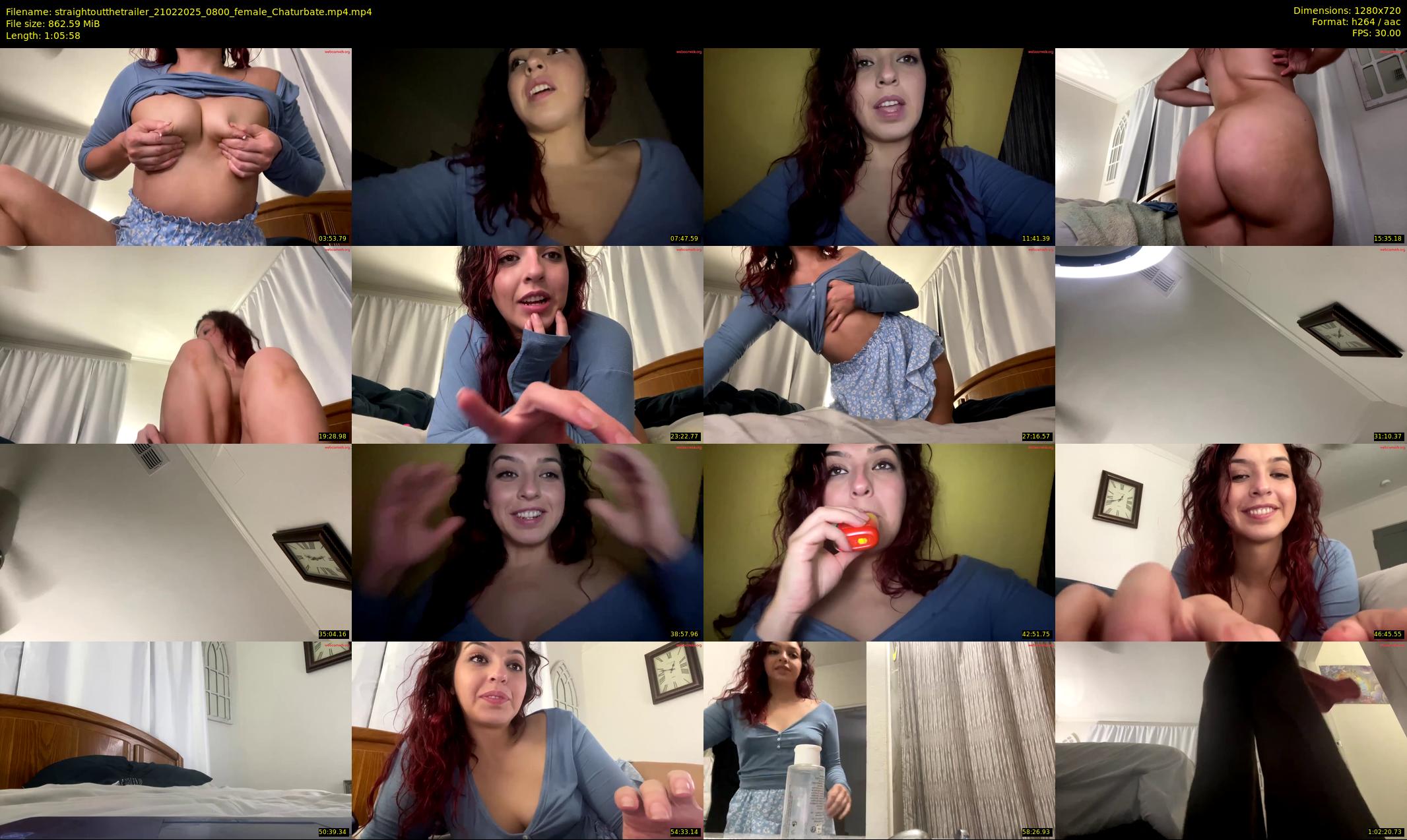straightoutthetrailer — 66 minute Chaturbate female cam show recording, 720p, Feb 21, 2025