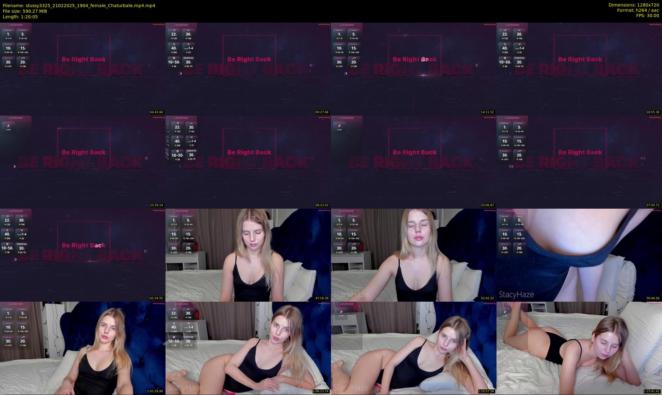 stussy3325 — 81 minute Chaturbate couple cam show recording, 720p, Feb 21, 2025