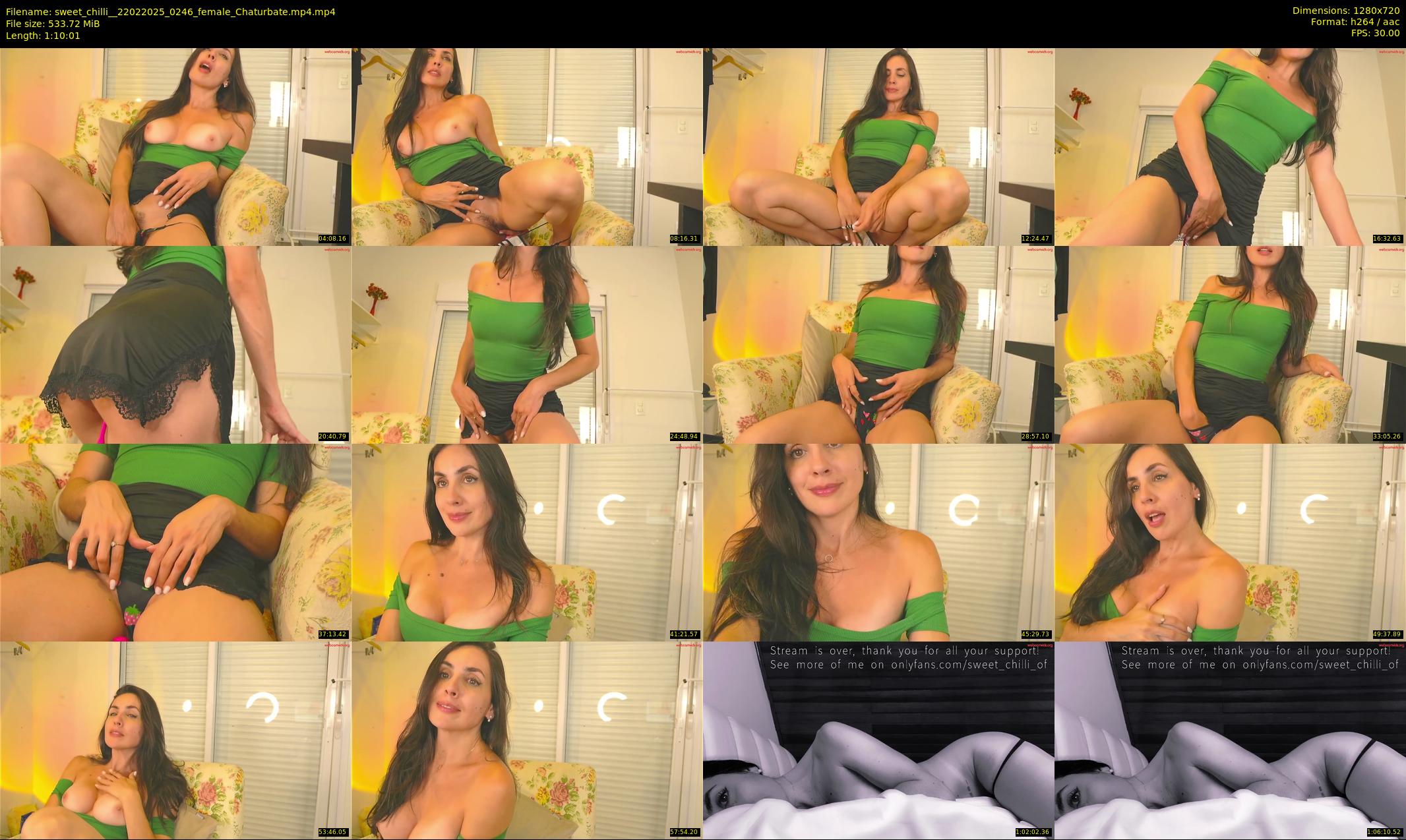 sweet_chilli_ — 71 minute Chaturbate female cam show recording, 720p, Feb 22, 2025