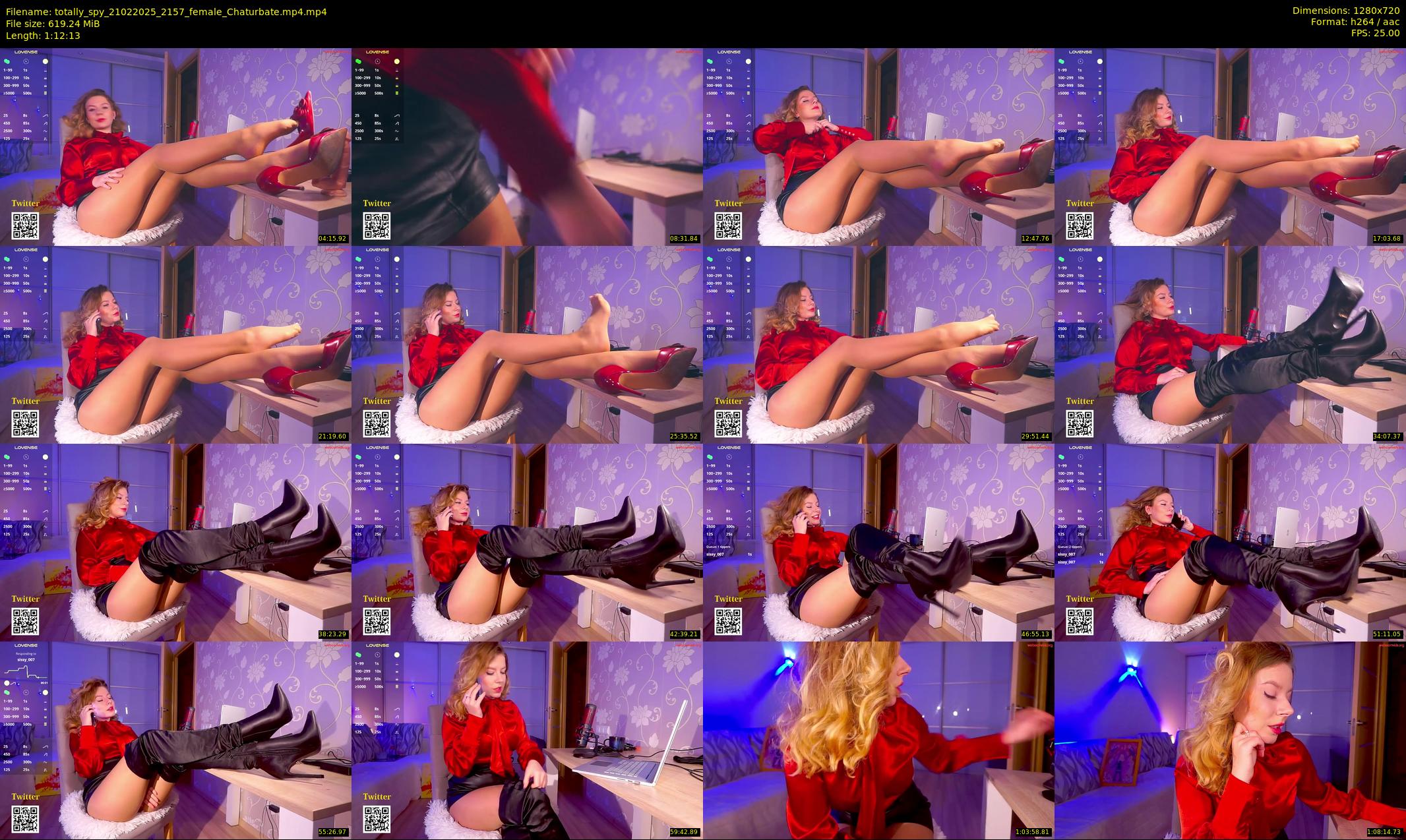 totally_spy — 73 minute Chaturbate female cam show recording, 720p, Feb 21, 2025
