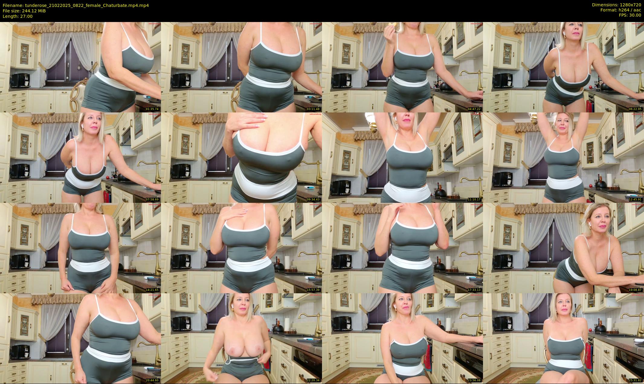 tunderose — 27 minute Chaturbate female cam show recording, 720p, Feb 21, 2025