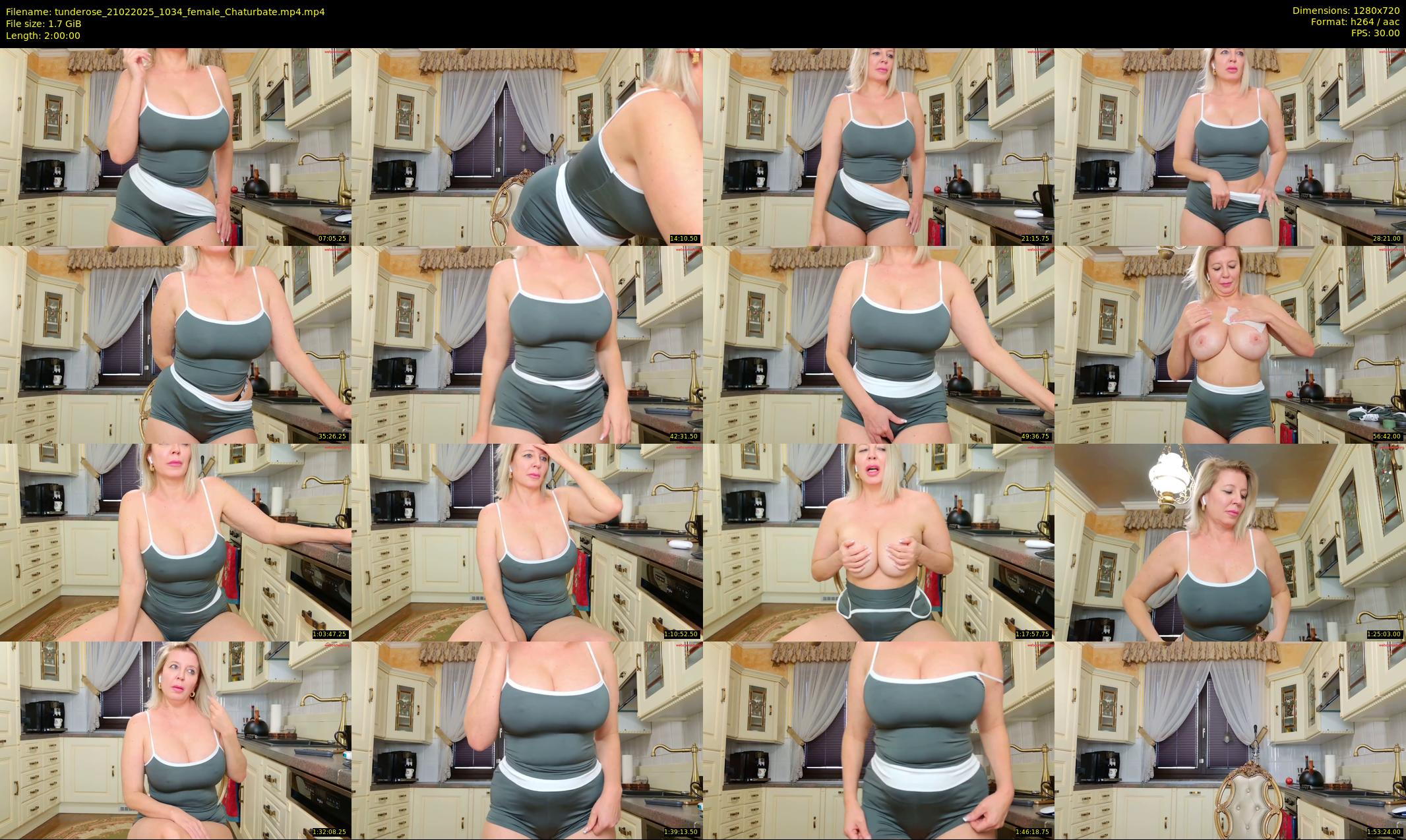 tunderose — 120 minute Chaturbate female cam show recording, 720p, Feb 21, 2025